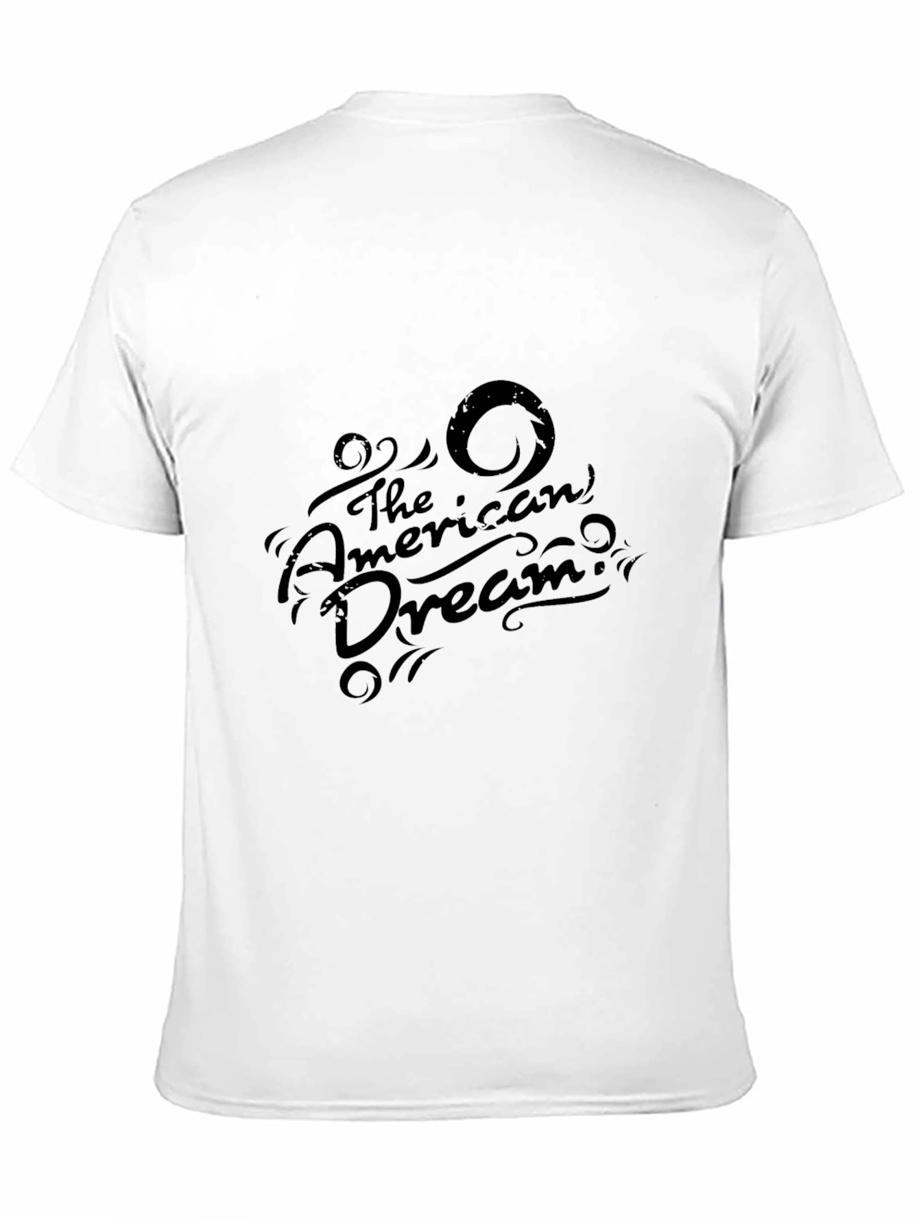 Camiseta Negra The American Dream Casual para Hombre