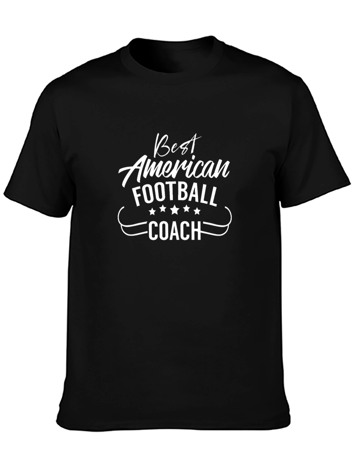 Camiseta Negra Mejor Entrenador de Fútbol Americano
