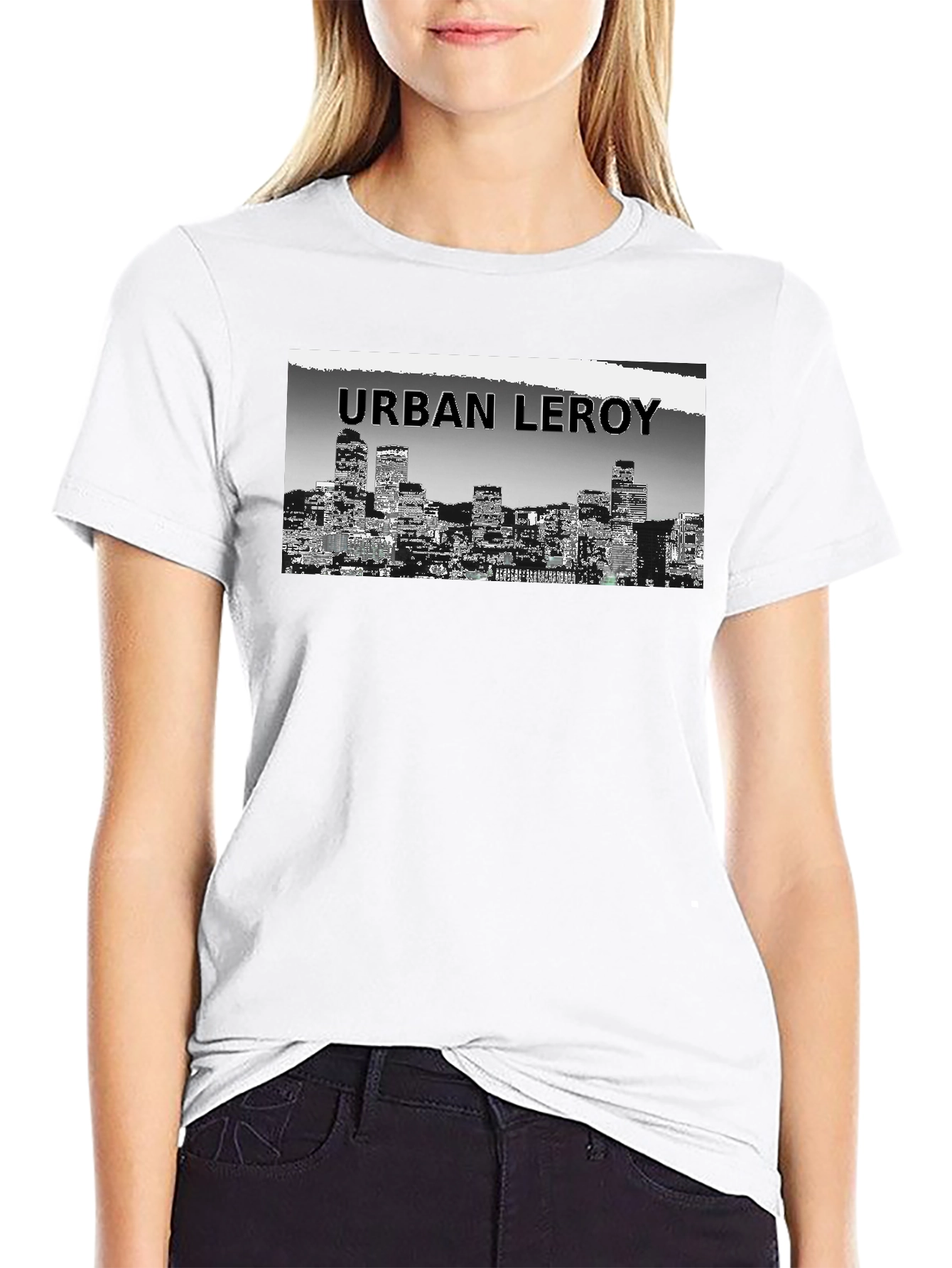 Camiseta Urbana Hombre Diseño Skyline