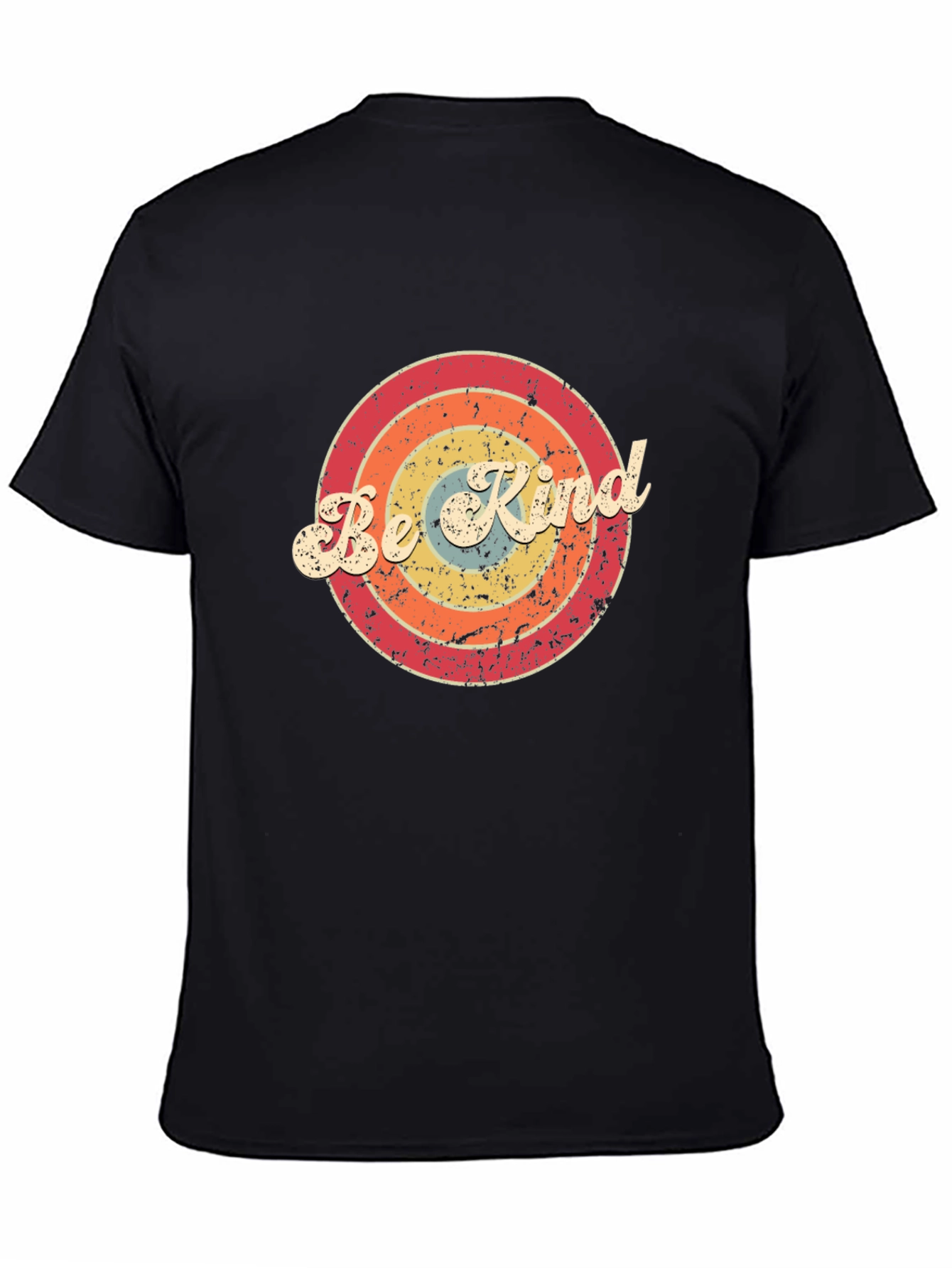 Camiseta Negra Retro Be Kind