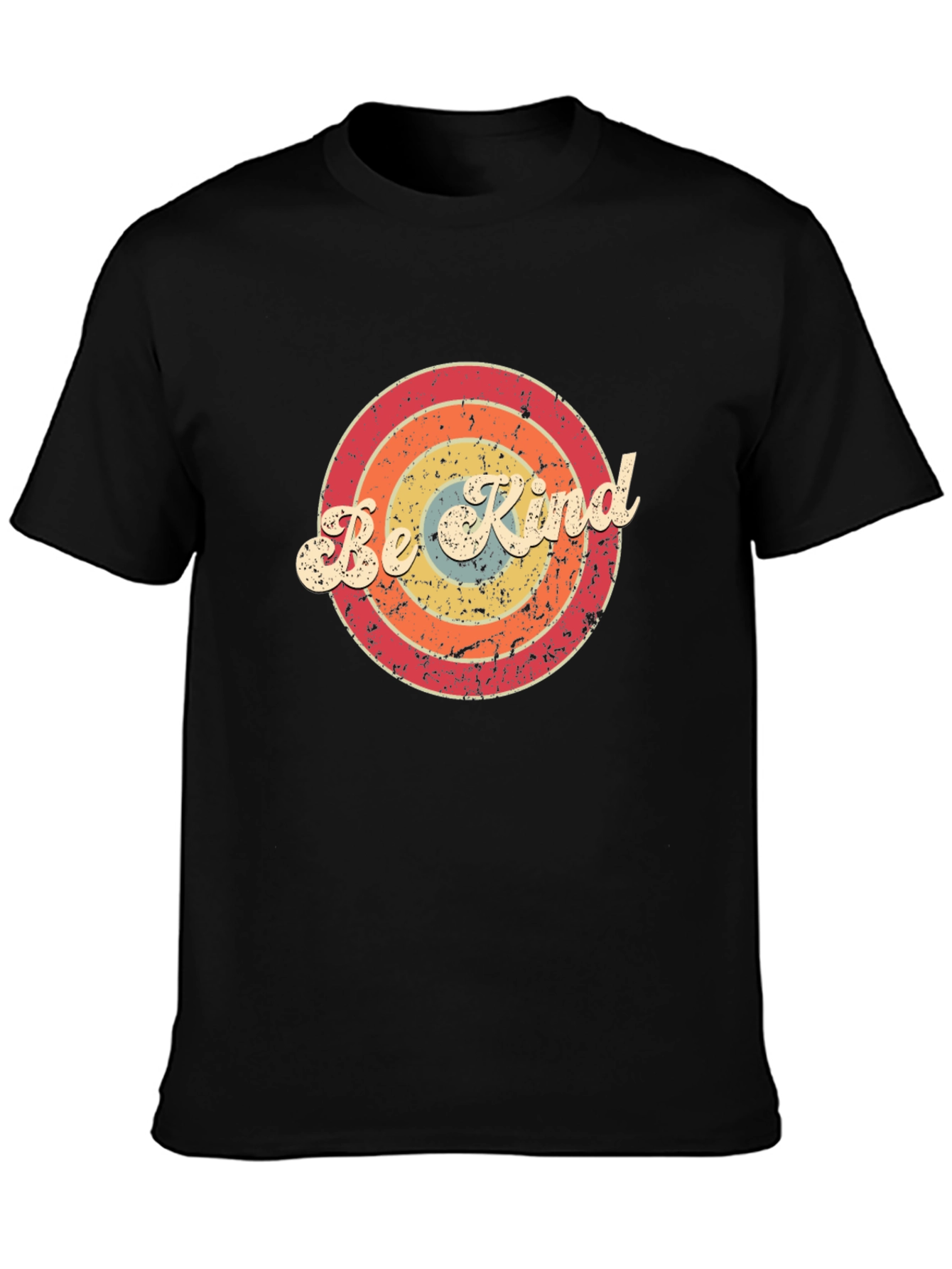 Camiseta Negra Retro Be Kind