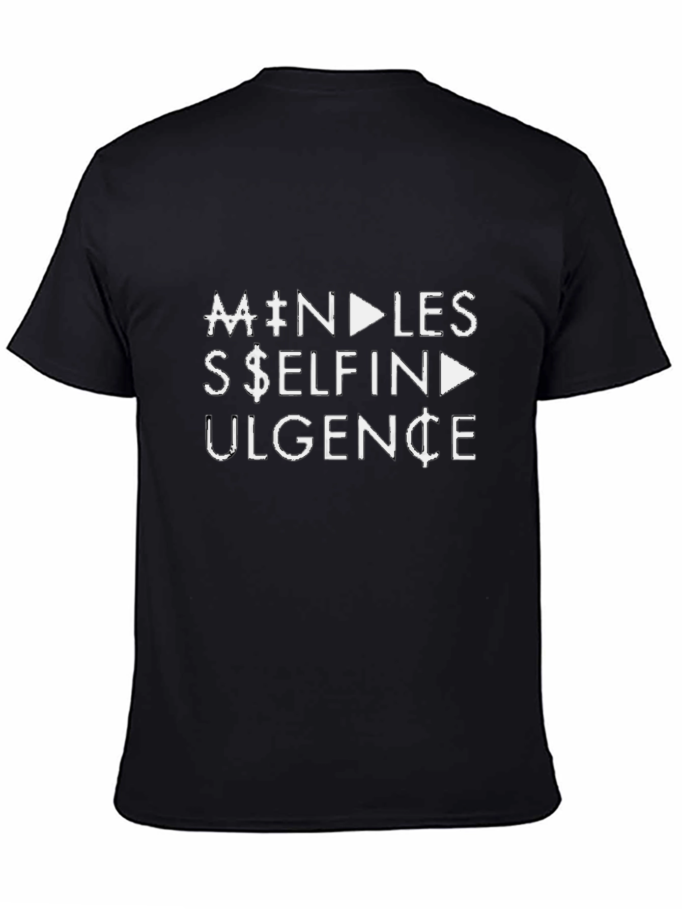 Camiseta Negra con Diseño Mindless Self Indulgence