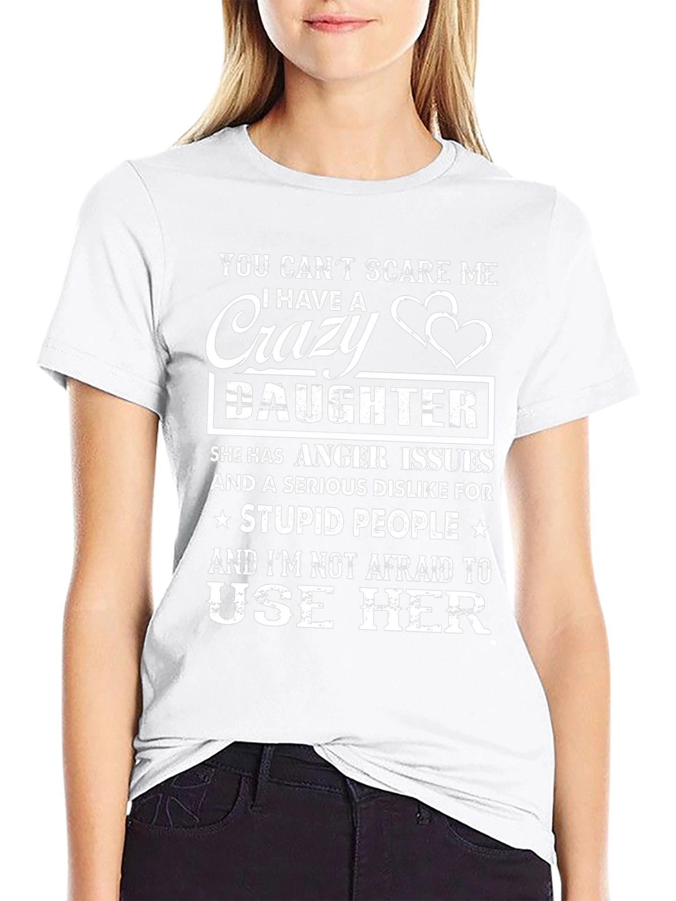 Camiseta Hija Loca para Papá Orgulloso