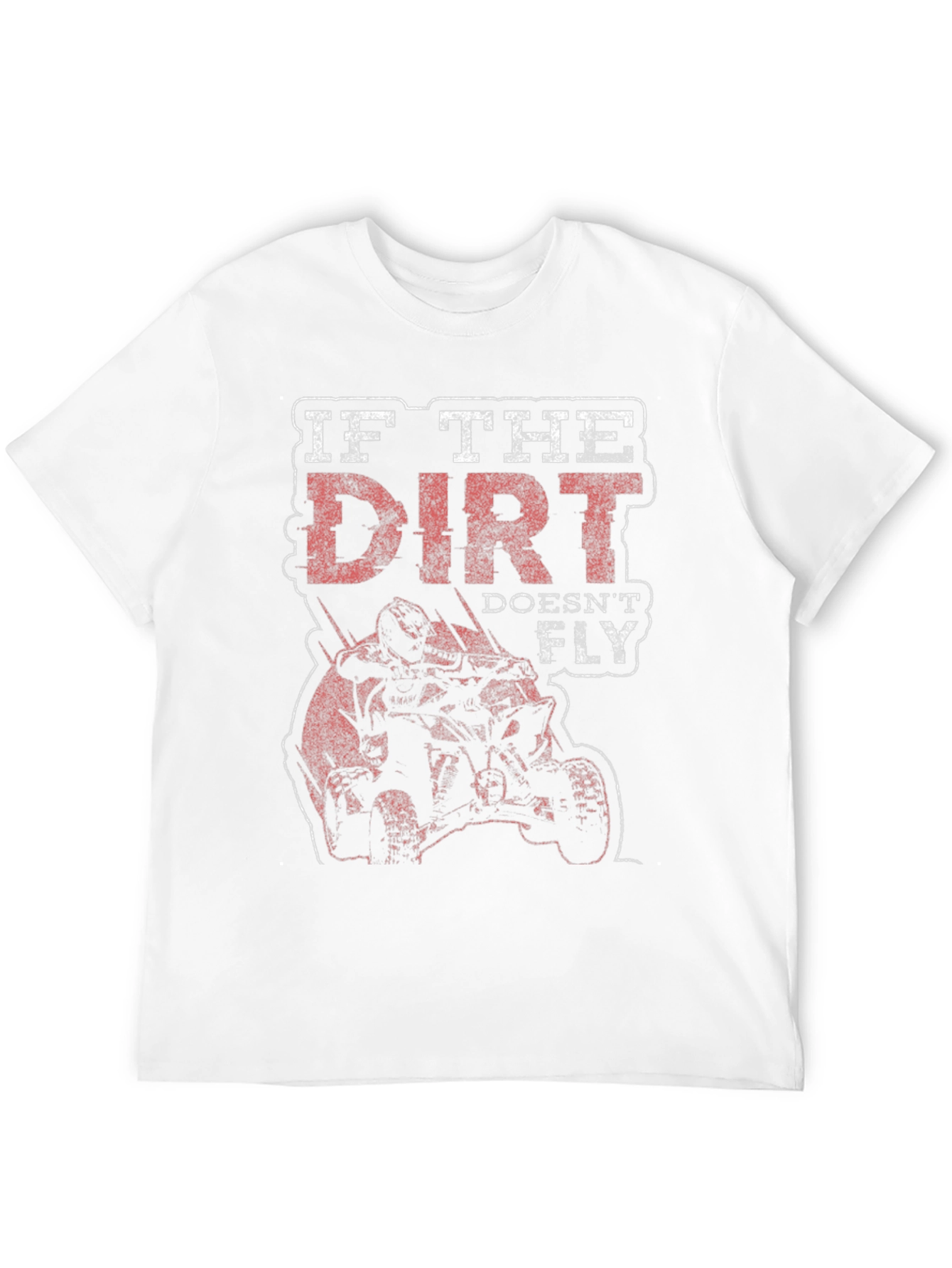 Camiseta Negra If The Dirt Doesnt Fly Off-Road