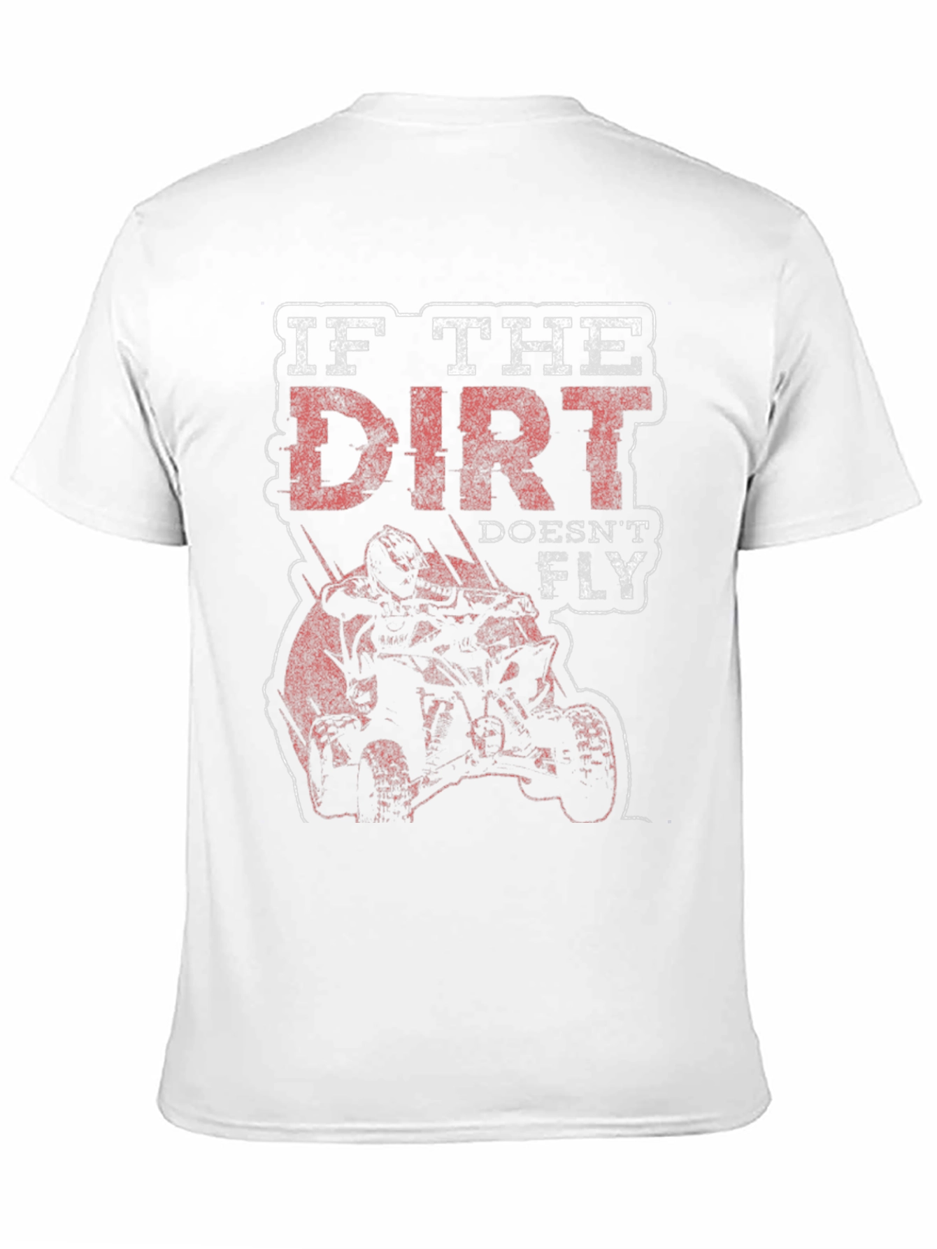 Camiseta Negra If The Dirt Doesnt Fly Off-Road