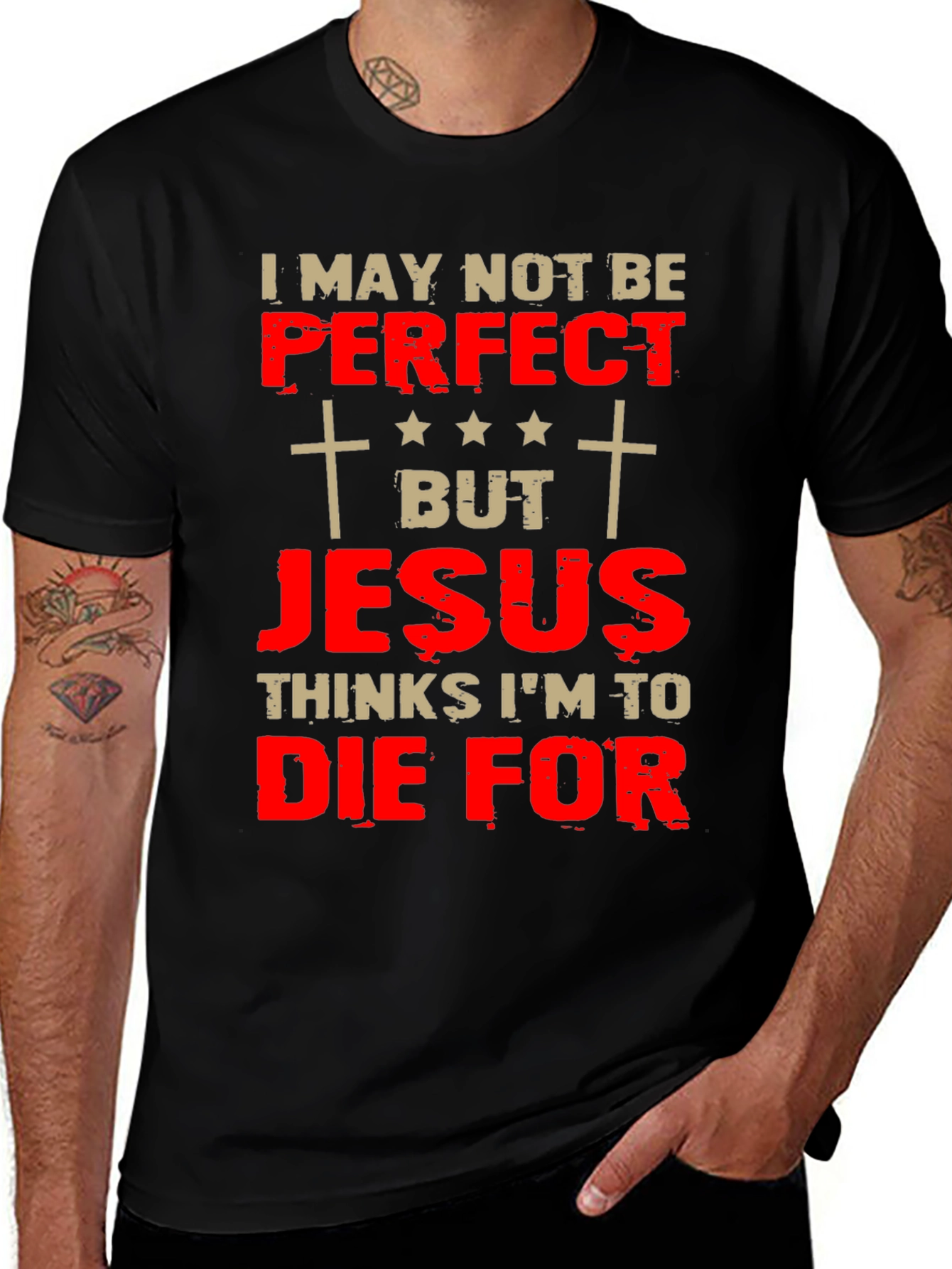 Camiseta Cristiana: Perfecto Para Jesús