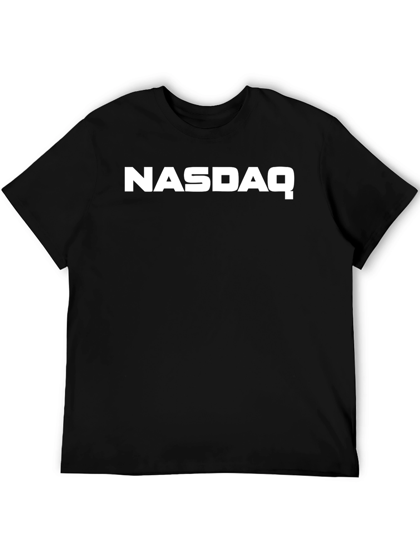 Camiseta Negra NASDAQ para Hombre