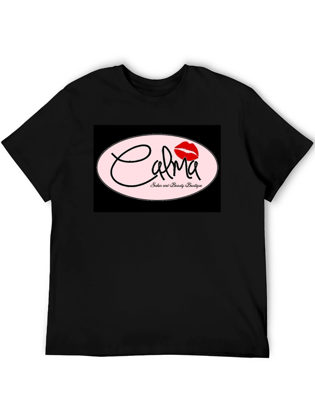 Camiseta Negra Calma Salón & Boutique