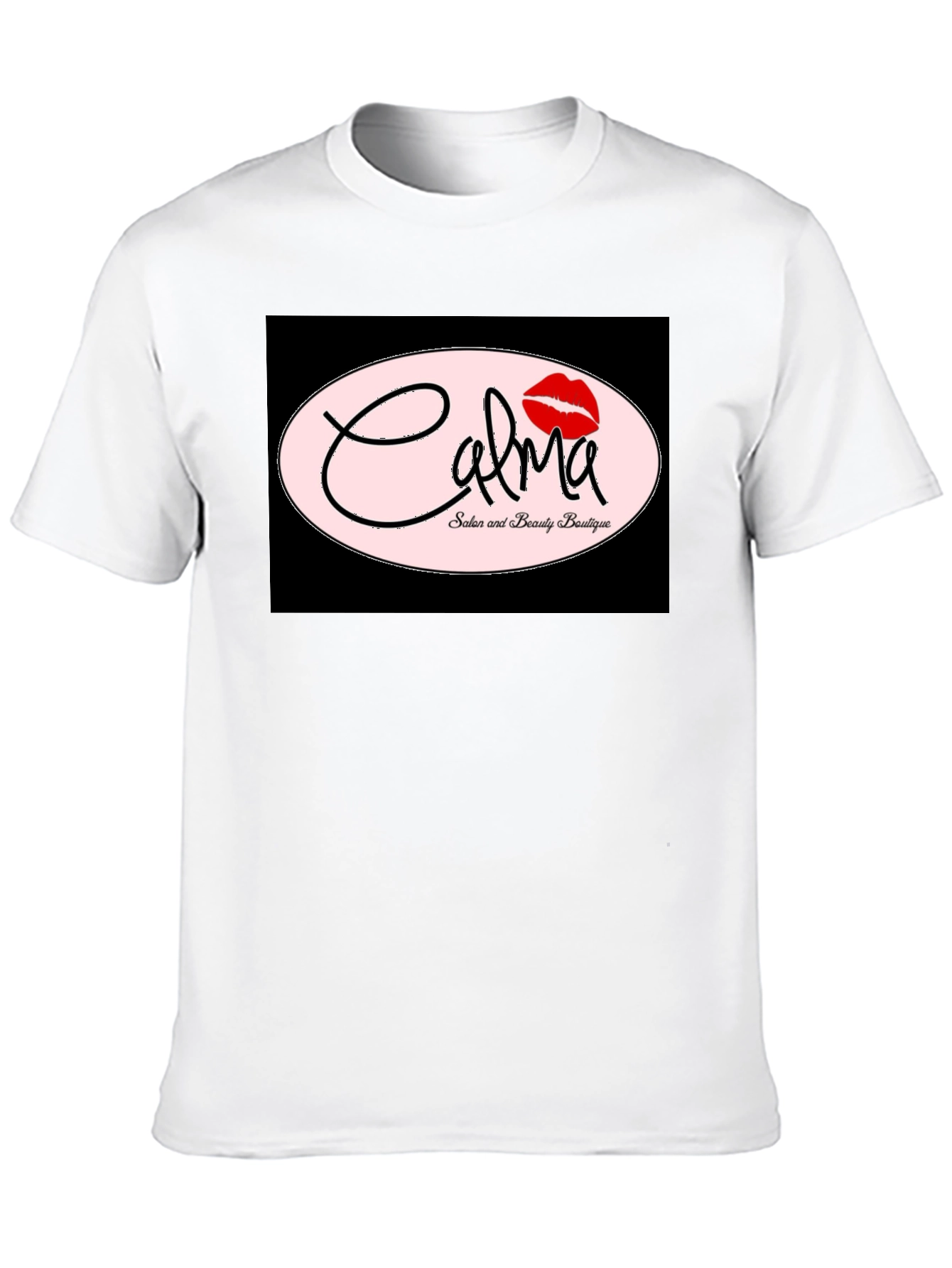 Camiseta Negra Calma Salón & Boutique