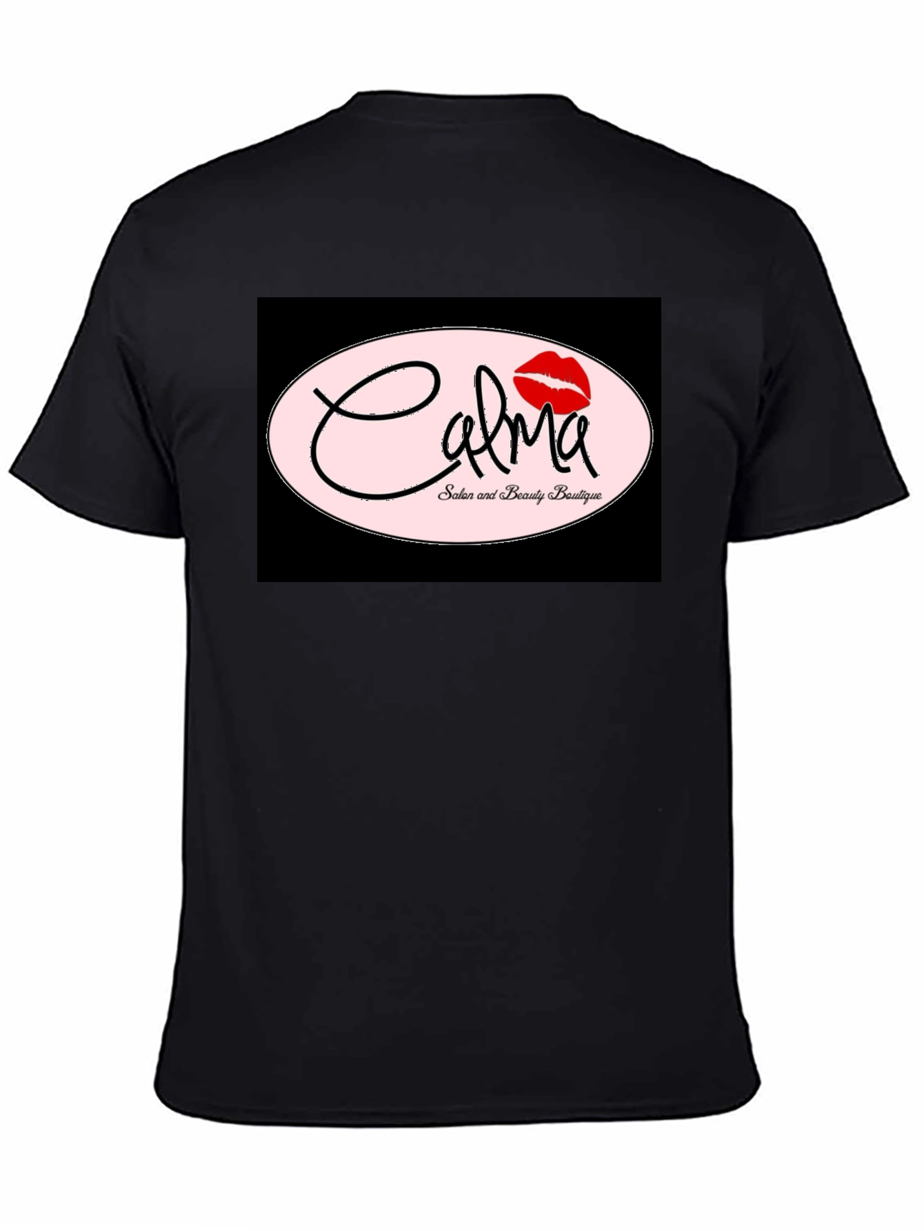 Camiseta Negra Calma Salón & Boutique
