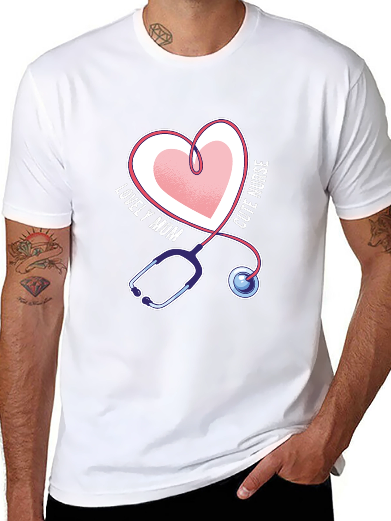 Camiseta Negra Mamá Enfermera