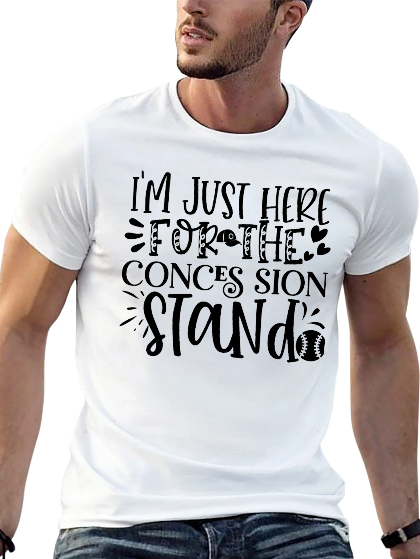 Camiseta Negra: Solo Aquí Por Comida!