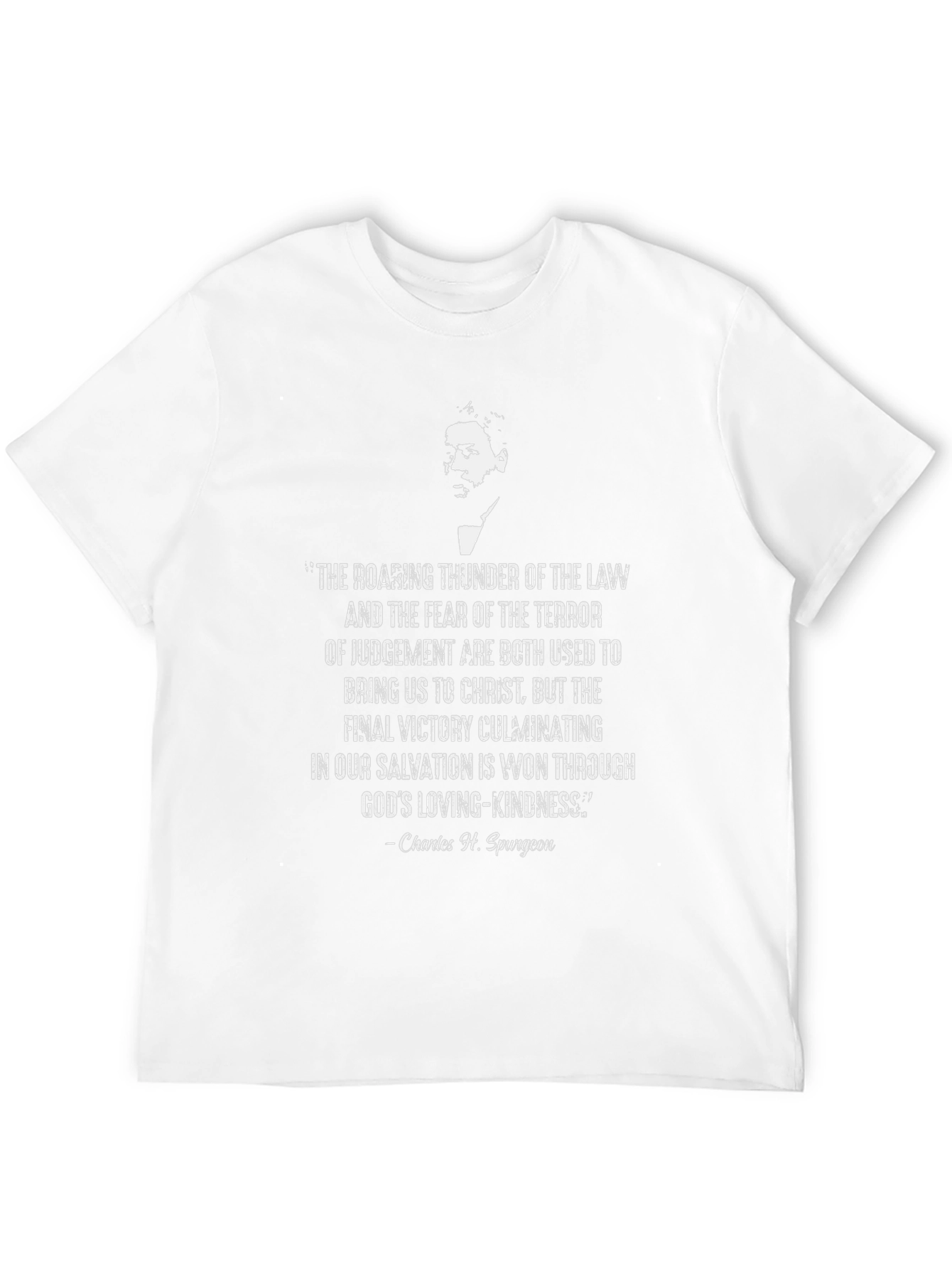Camiseta Negra con Cita Inspiradora de Charles Spurgeon