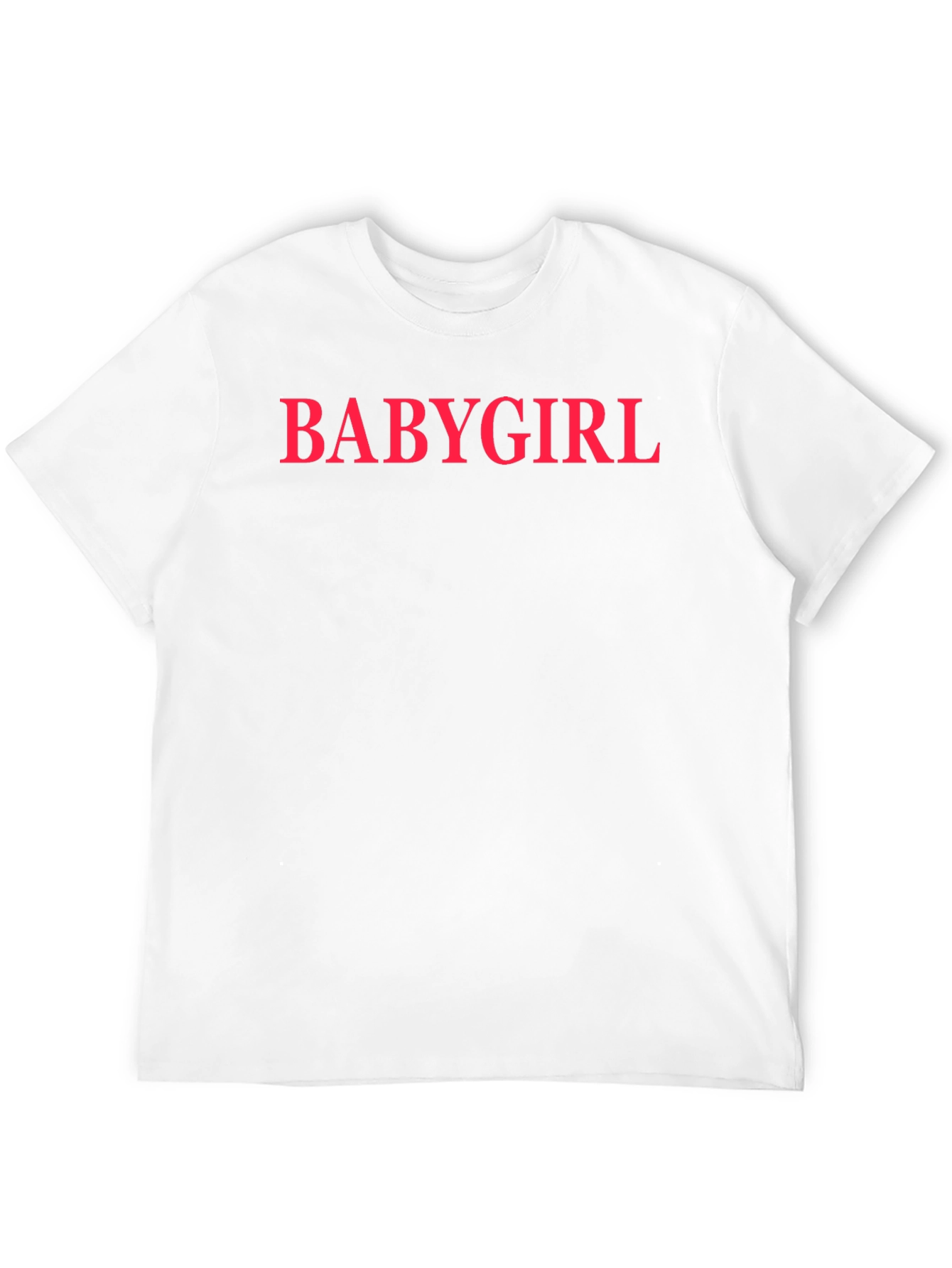 Camiseta Negra Babygirl para Hombre
