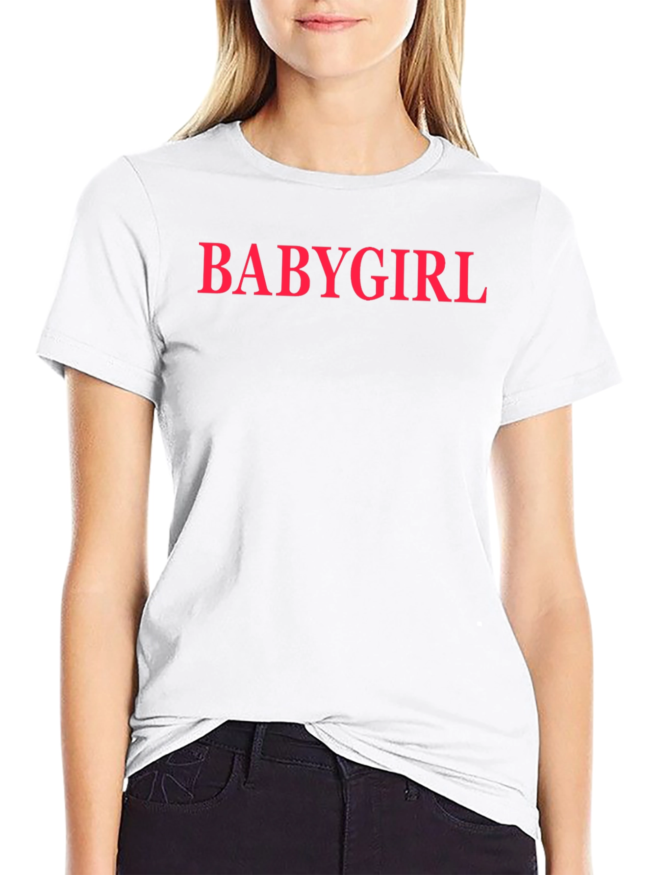 Camiseta Negra Babygirl para Hombre