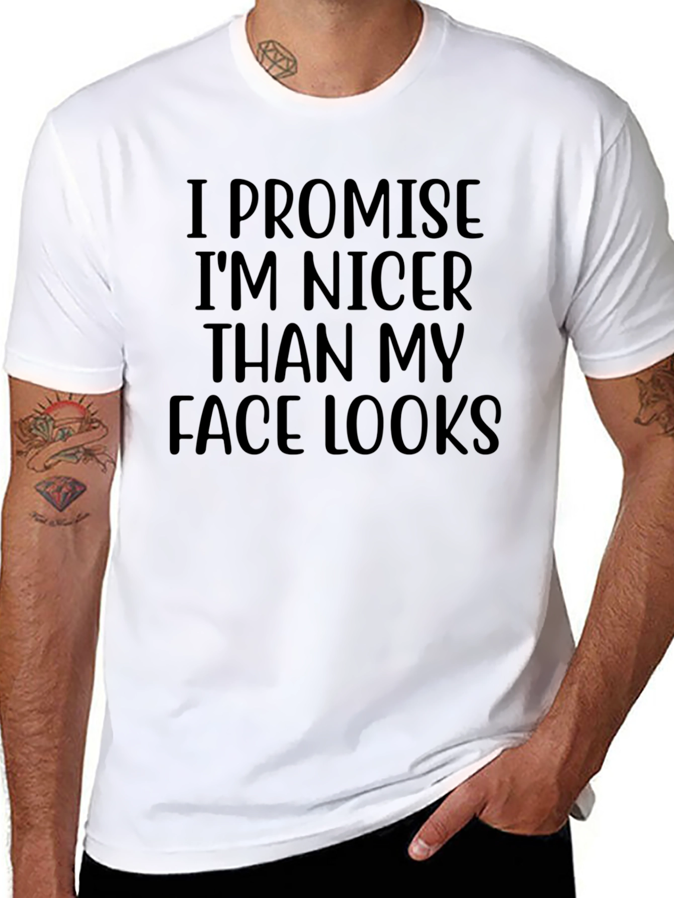 Camiseta Hombre Soy Más Simpático De Lo Que Parece