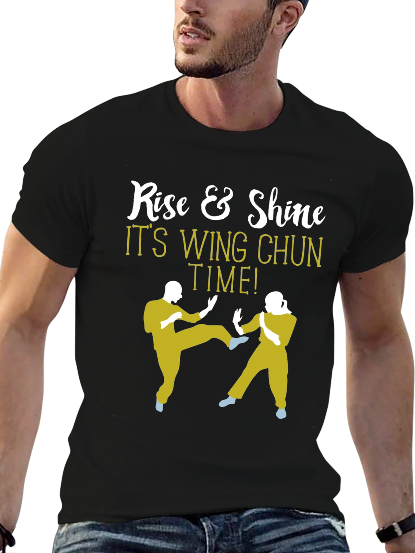 Camiseta Wing Chun: ¡Levántate y Brilla!
