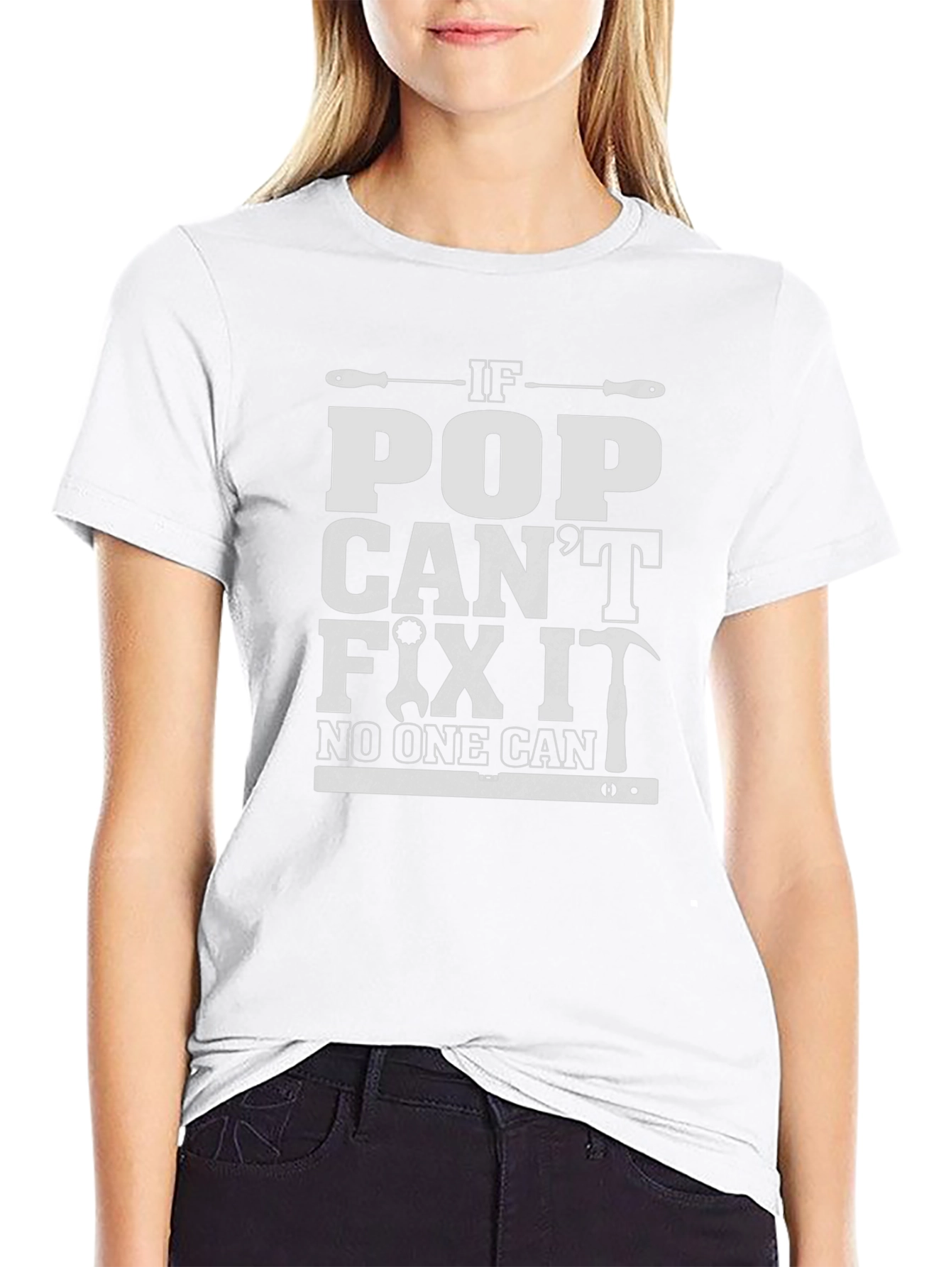 Camiseta Negra Si Papá No Puede Arreglarlo