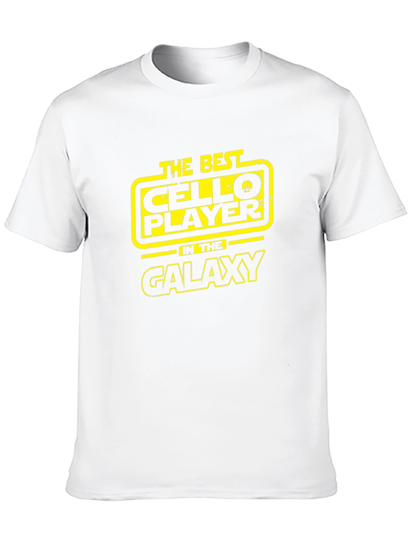 Camiseta Negra The Best Cello Player in the Galaxy