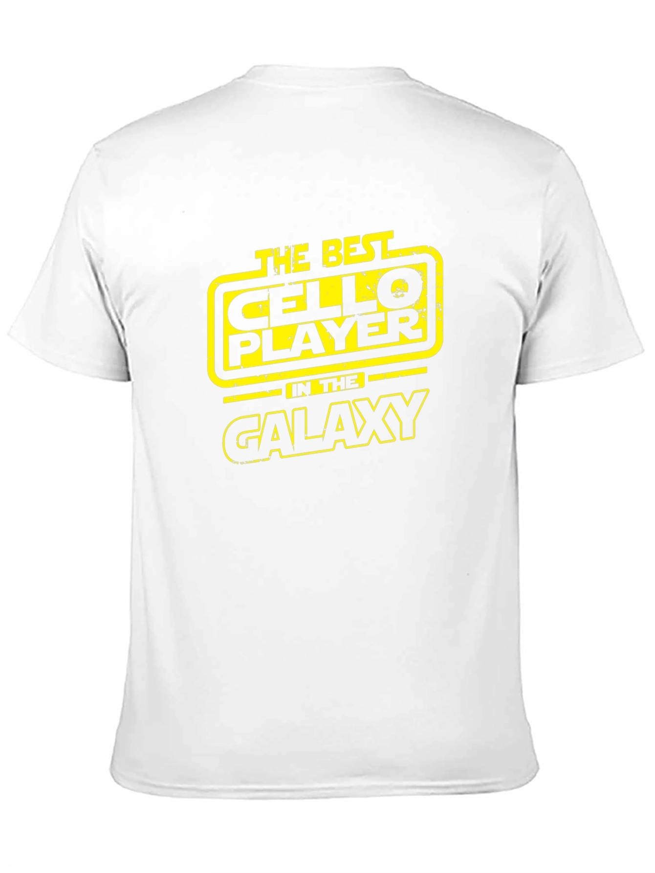 Camiseta Negra The Best Cello Player in the Galaxy