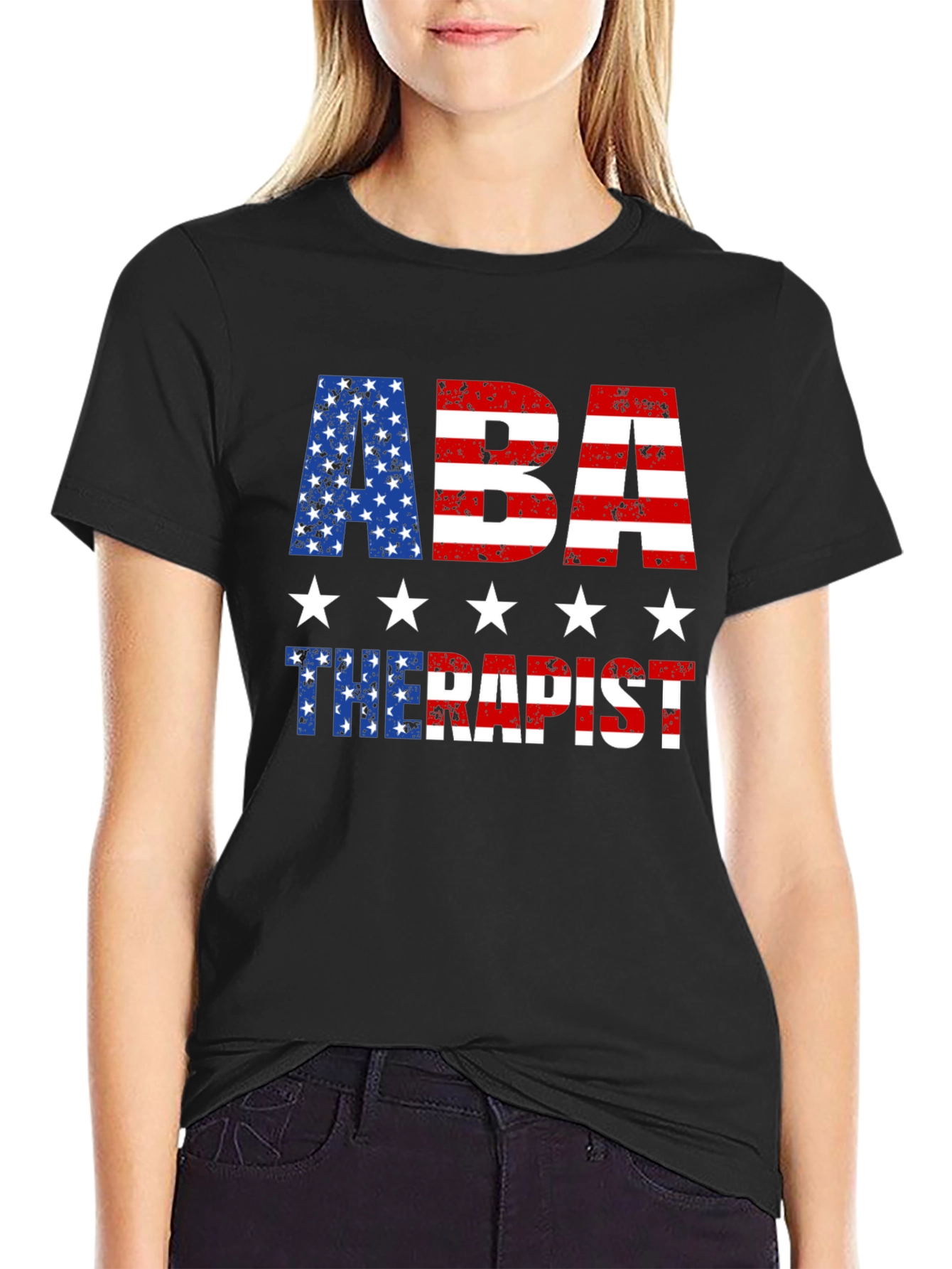 Camiseta Patriótica ABA Therapist