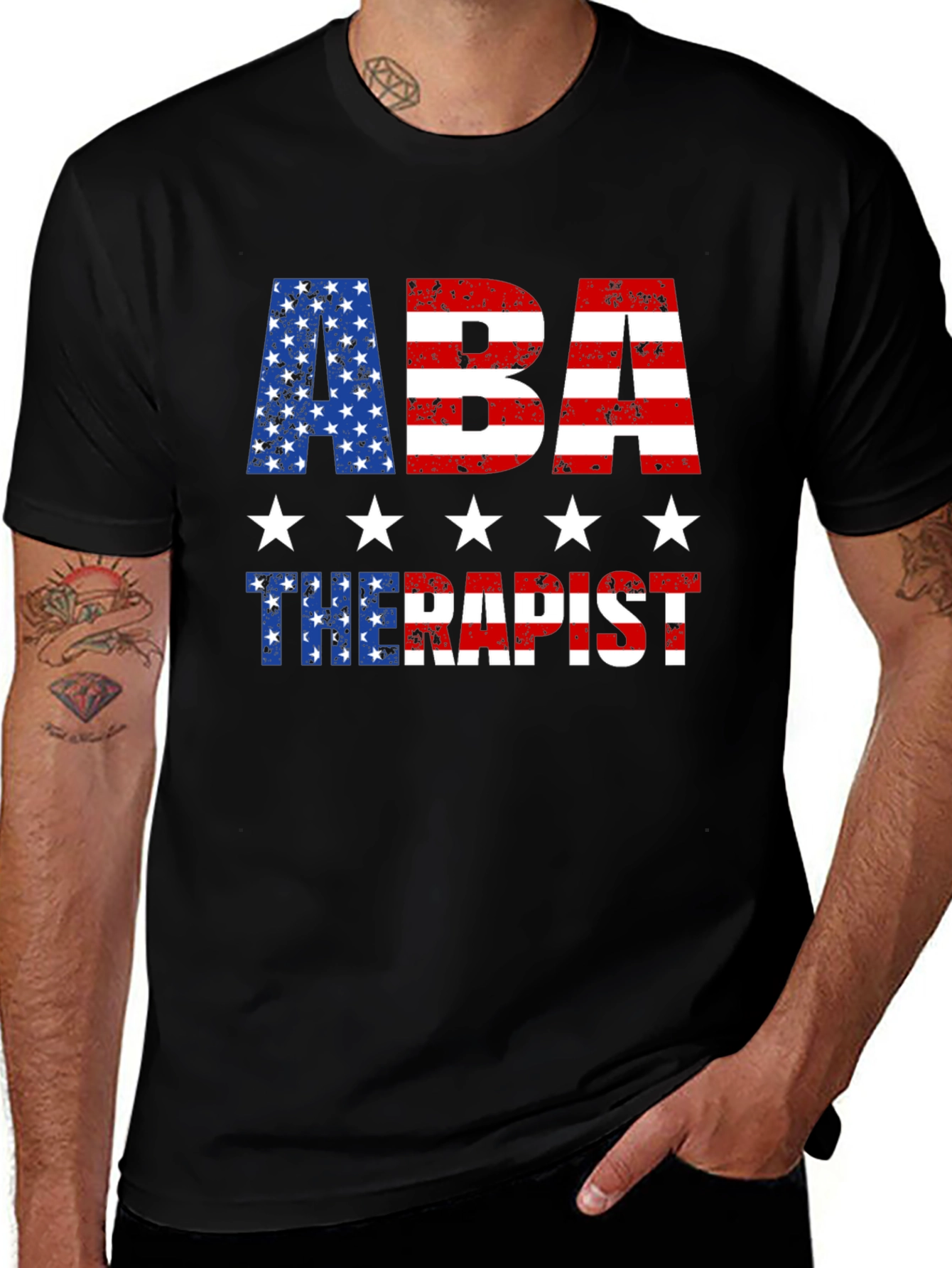Camiseta Patriótica ABA Therapist