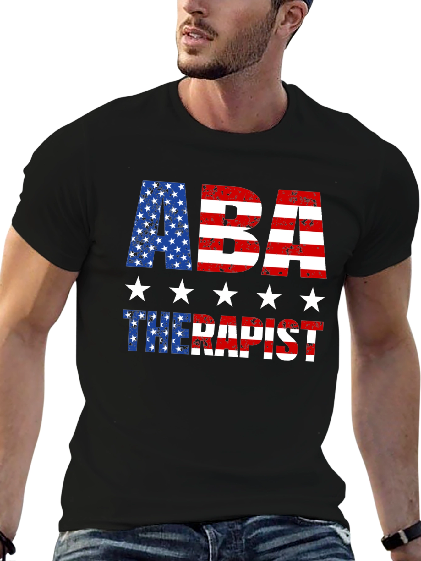 Camiseta Patriótica ABA Therapist