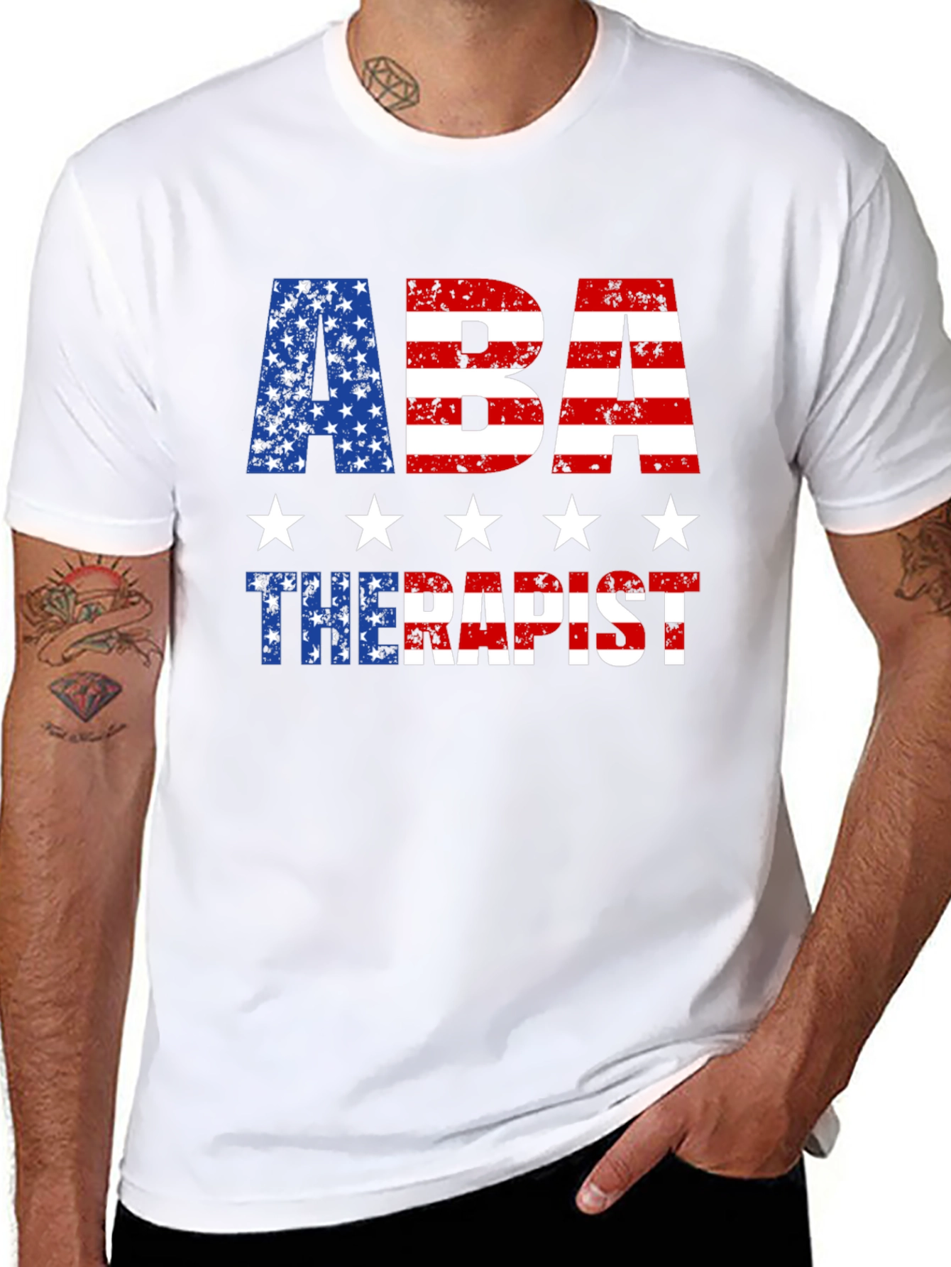 Camiseta Patriótica ABA Therapist