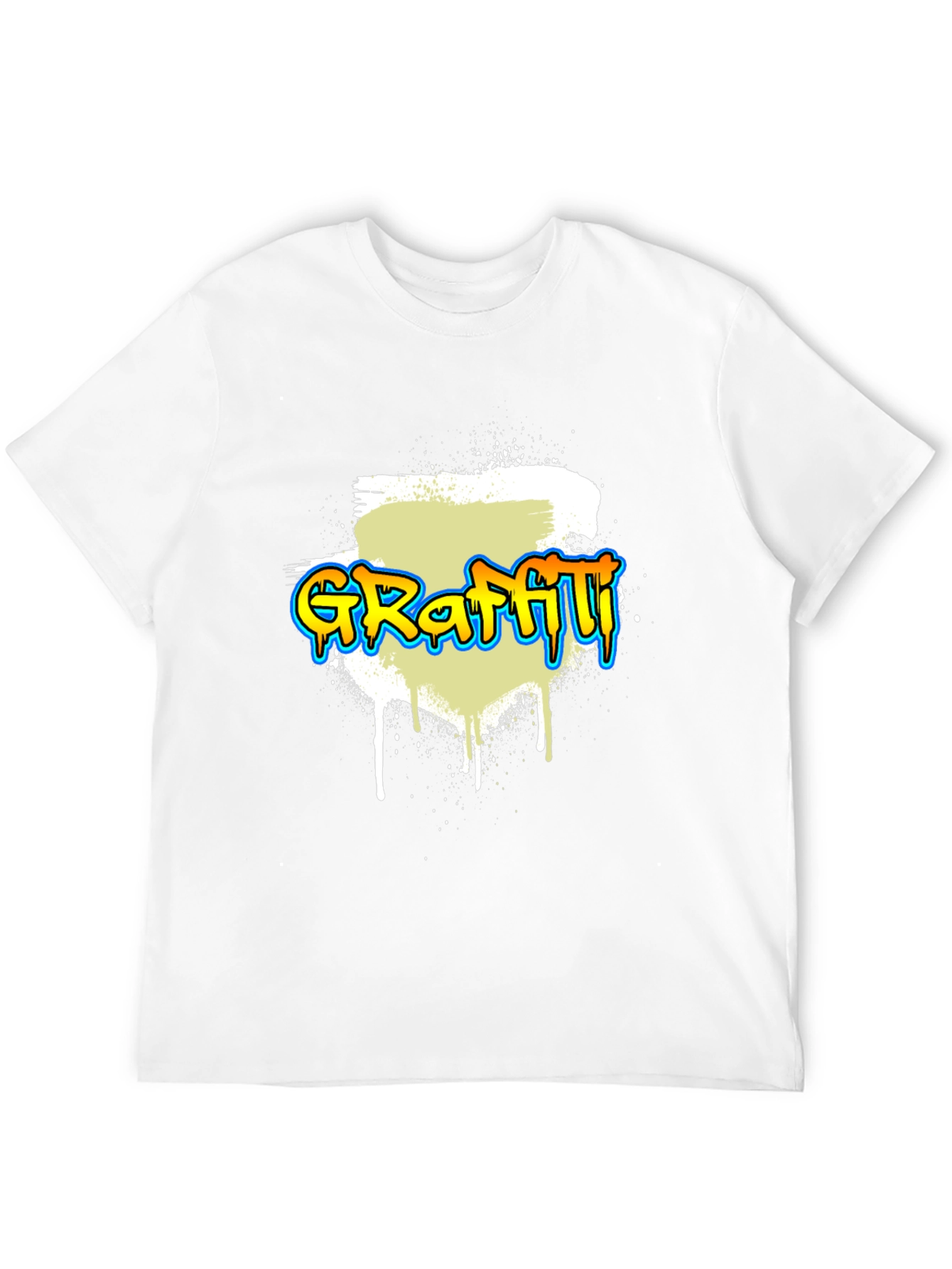 Camiseta Negra Graffiti - Estilo Urbano y Moderno