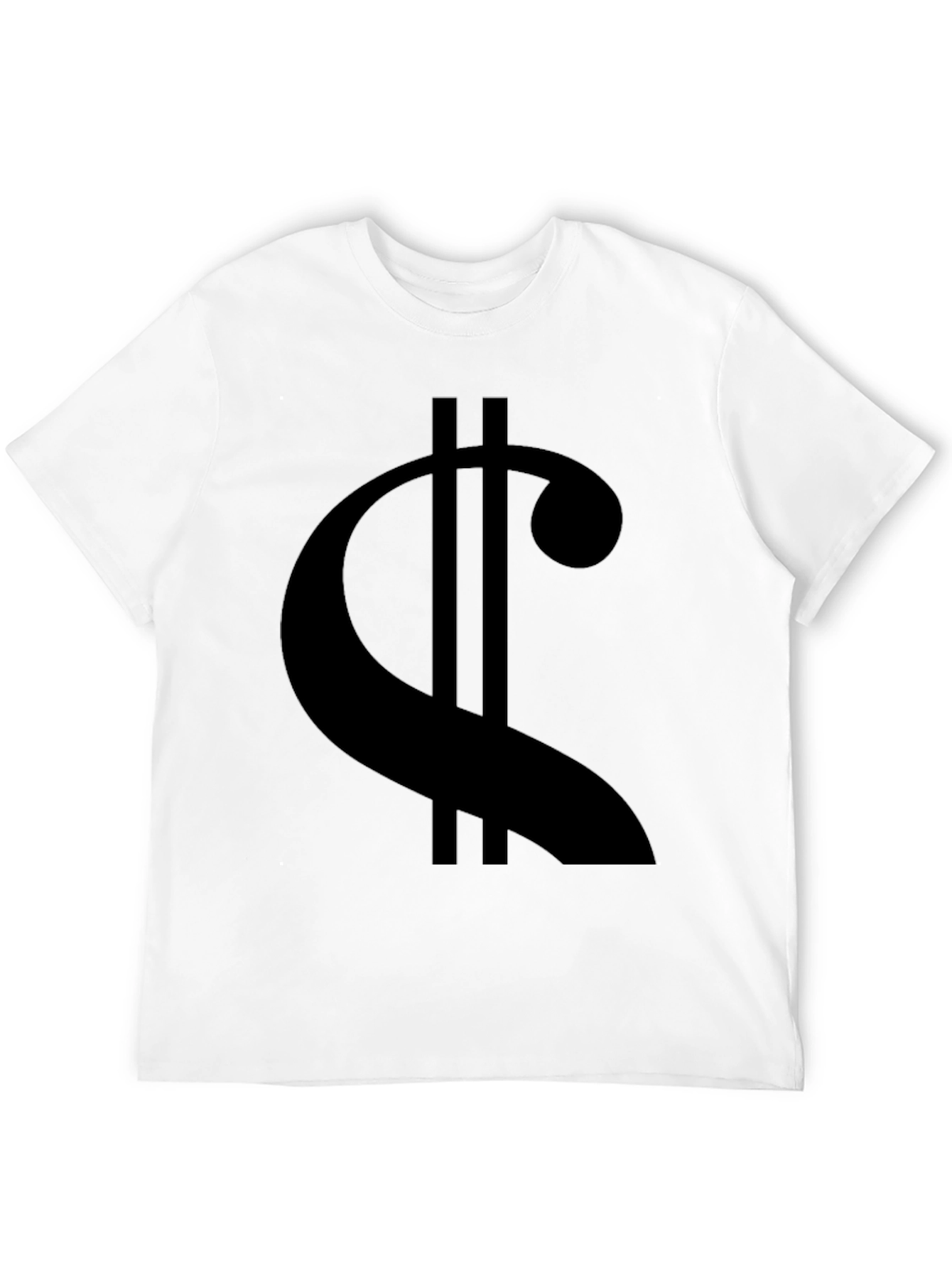 Camiseta Negra con Diseño de Clave de Sol Moderna