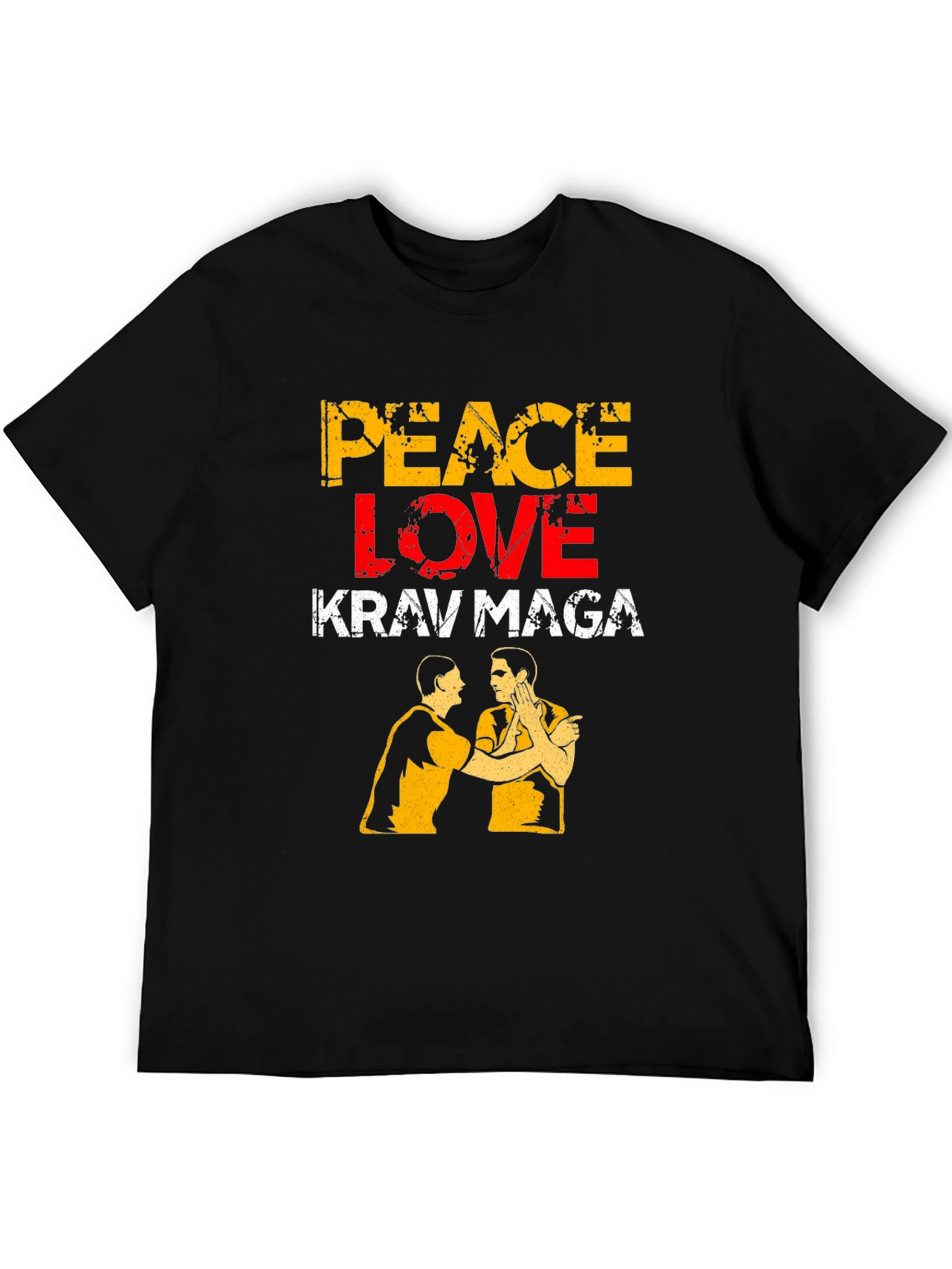 Camiseta Krav Maga: Paz Amor y Defensa Personal