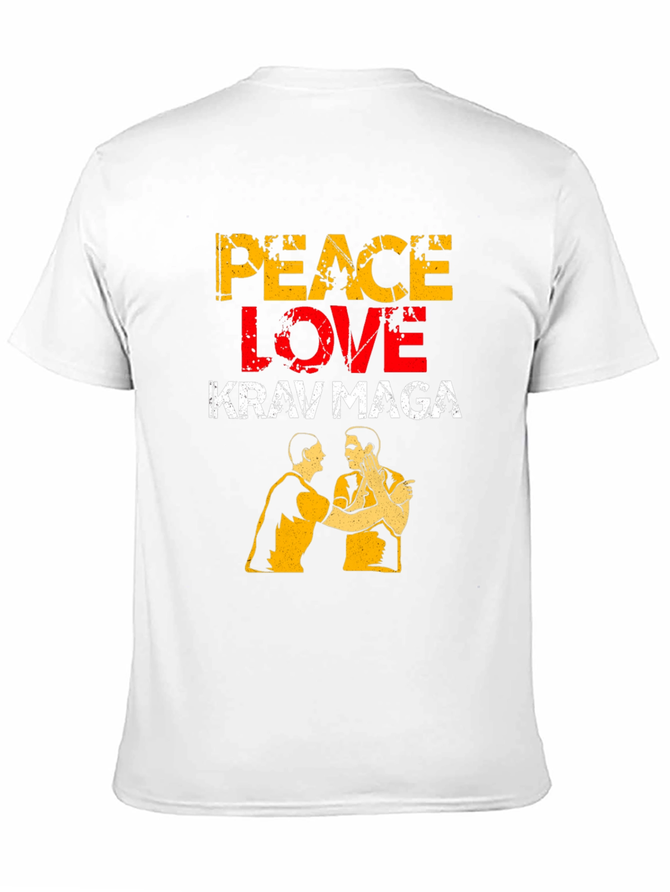 Camiseta Krav Maga: Paz Amor y Defensa Personal