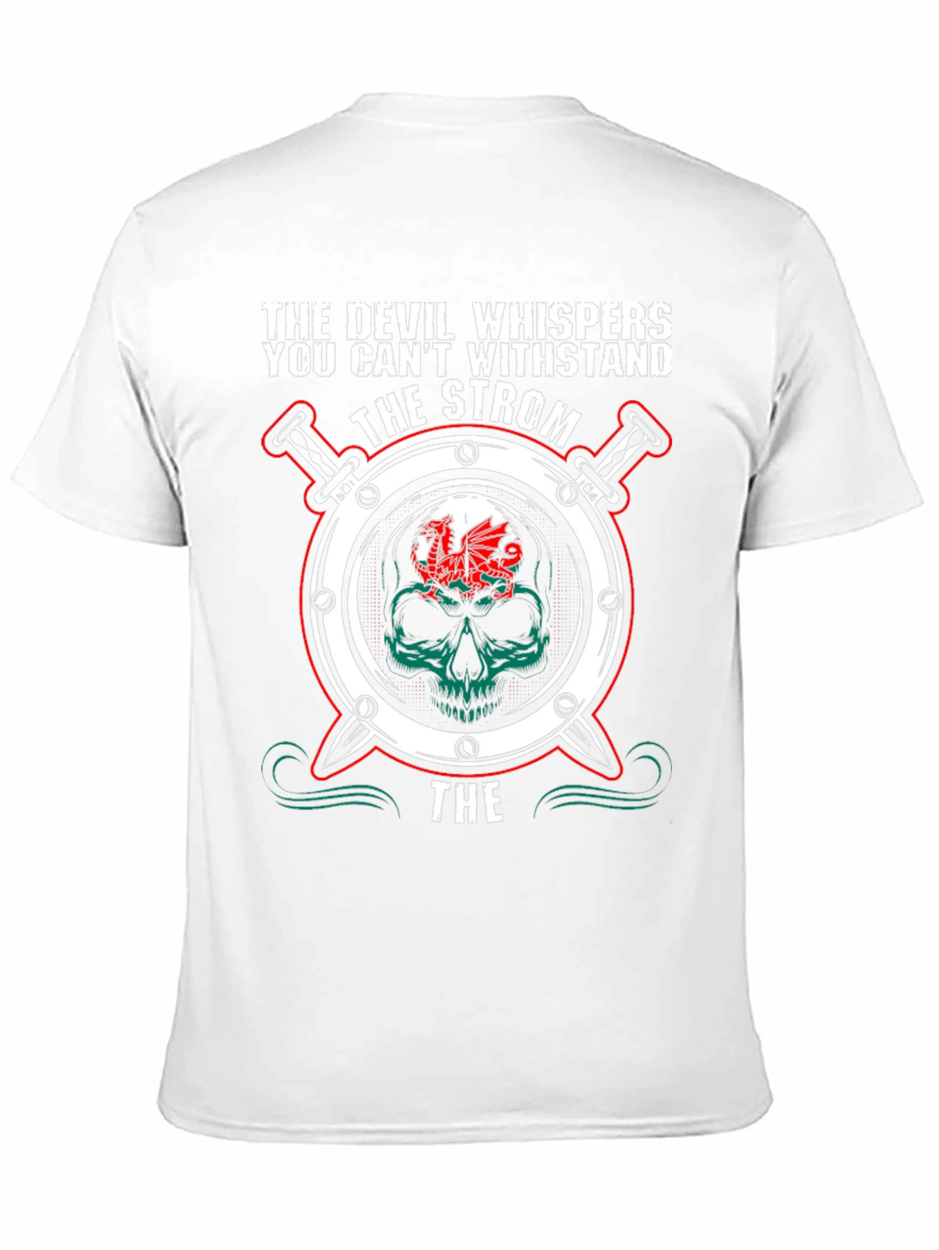 Camiseta Negra: El Diablo Whispers - Diseño Único