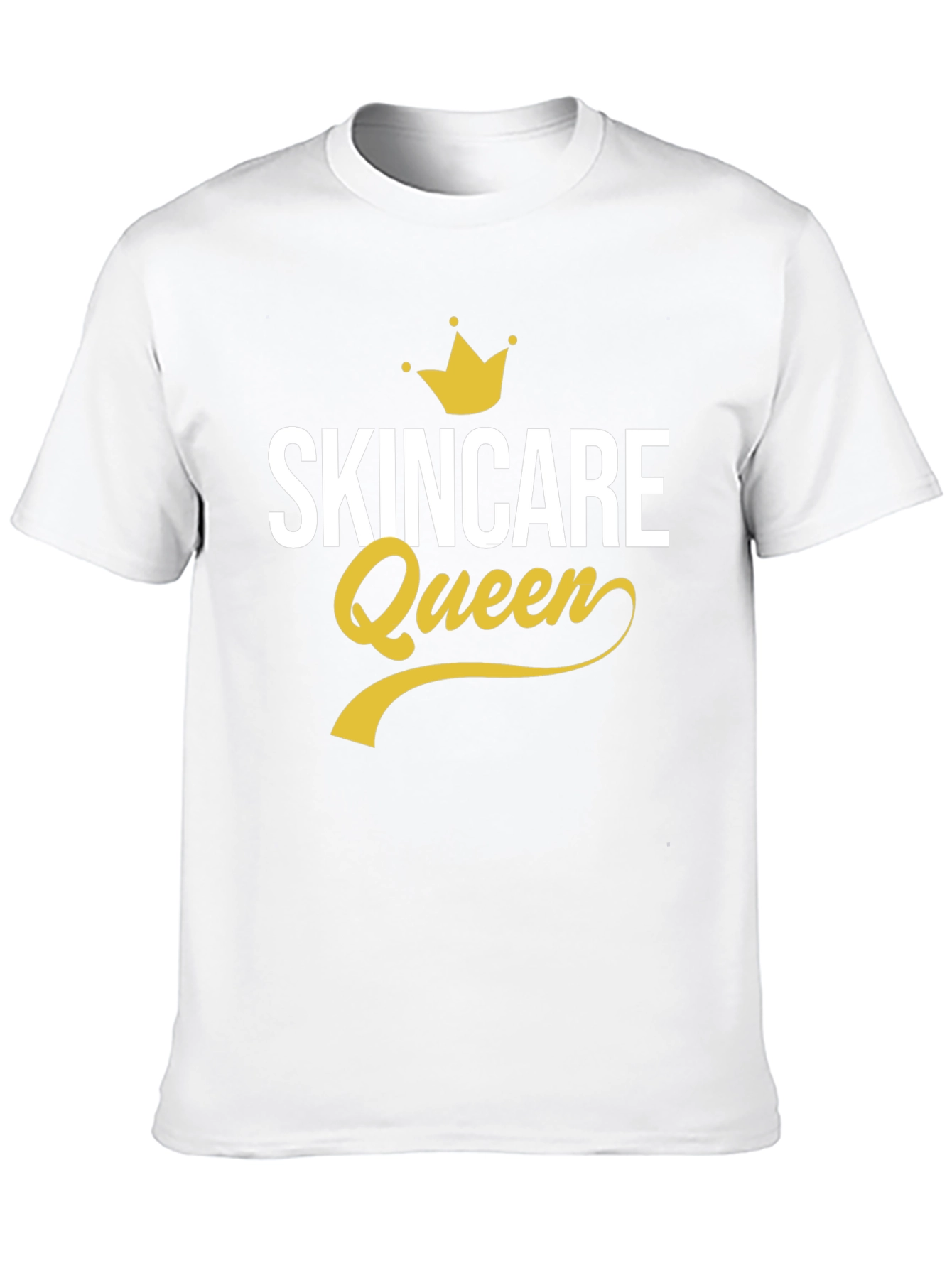 Camiseta Negra Skincare Queen - Moda y Belleza