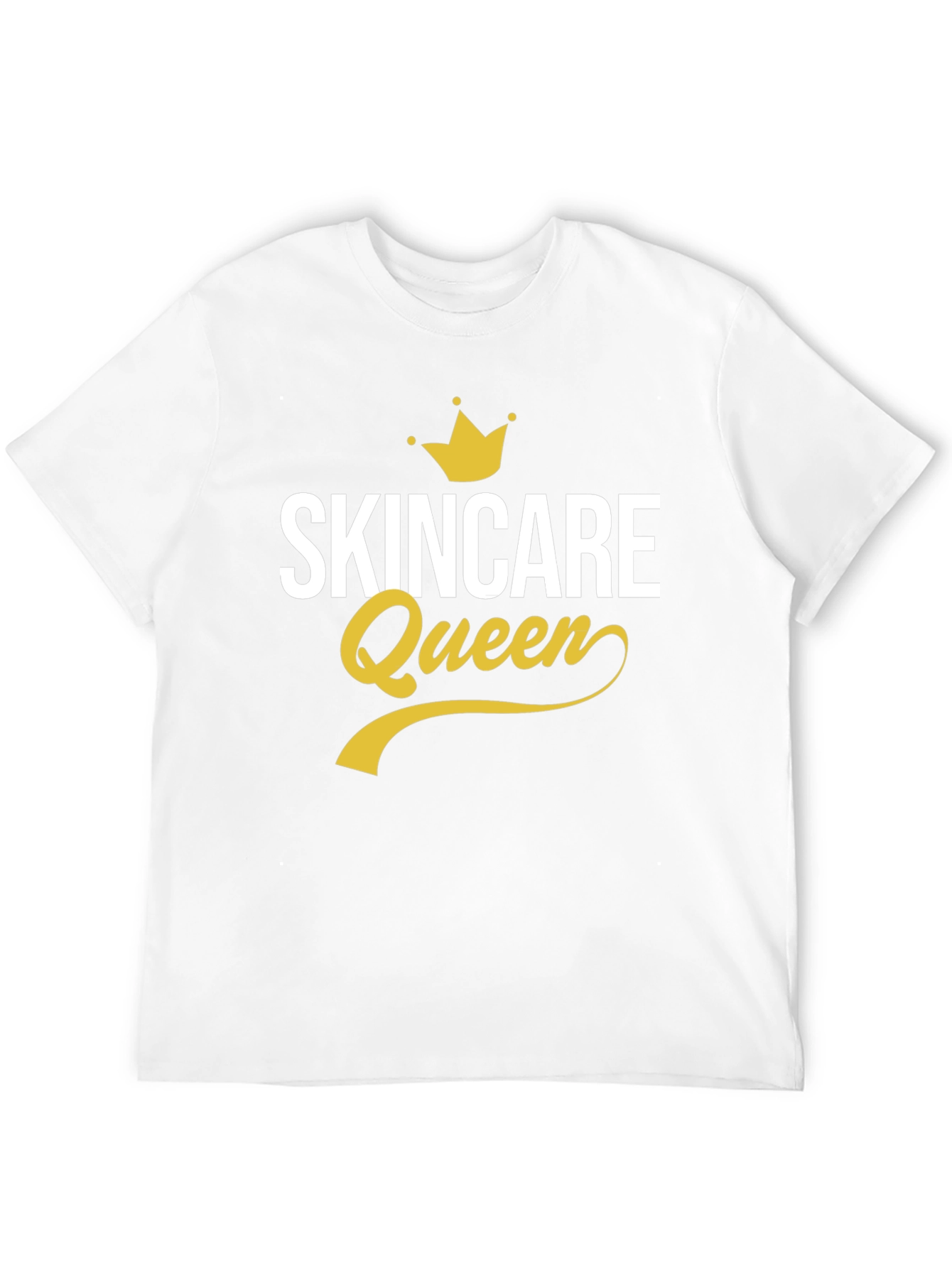 Camiseta Negra Skincare Queen - Moda y Belleza