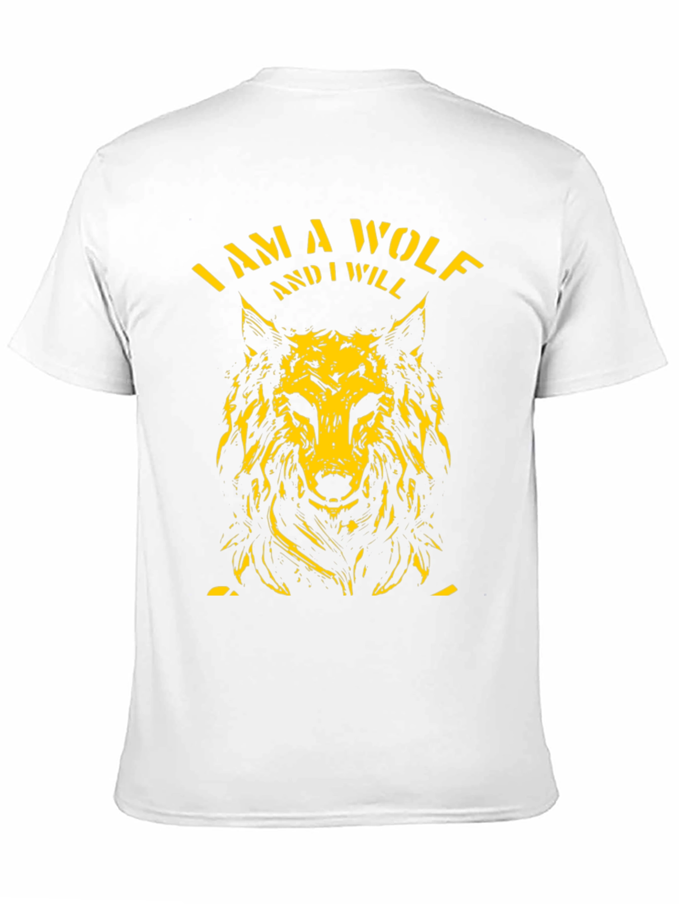 Camiseta Negra Soy un Lobo