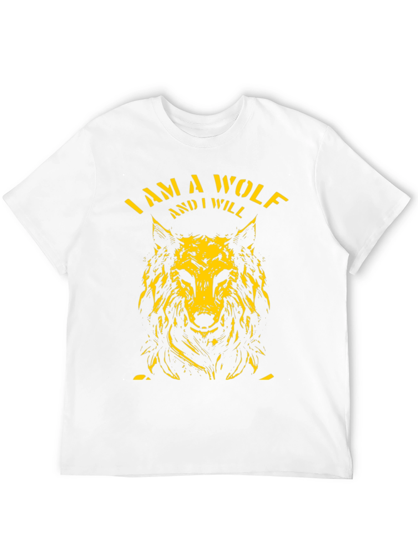 Camiseta Negra Soy un Lobo
