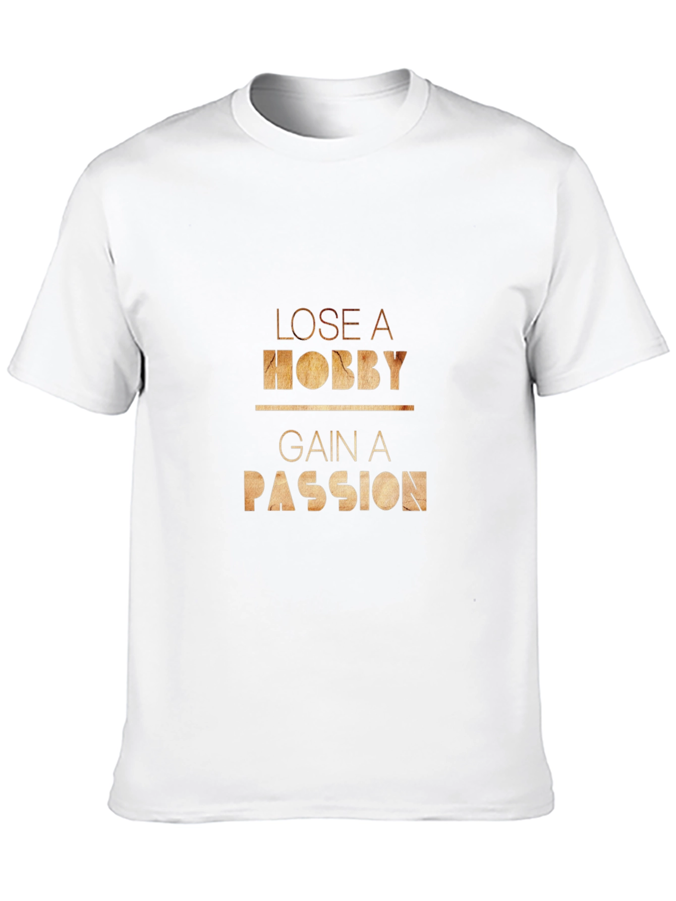Camiseta Negra - Pierde un Hobby Gana una Pasión