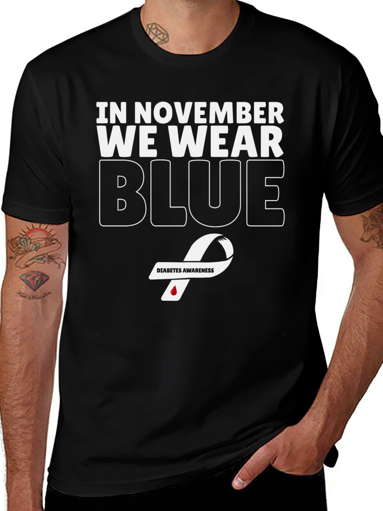 Camiseta Concientización Diabetes - Noviembre Azul