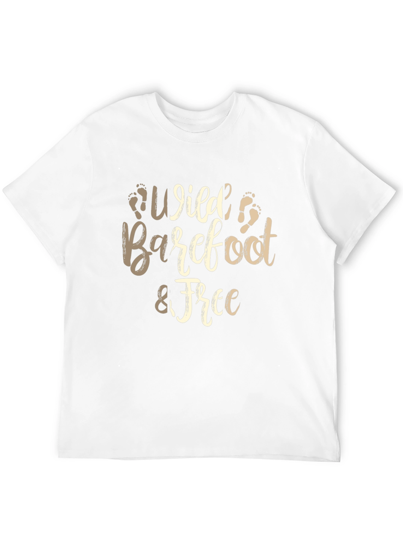 Camiseta Negra Wild Barefoot & Free