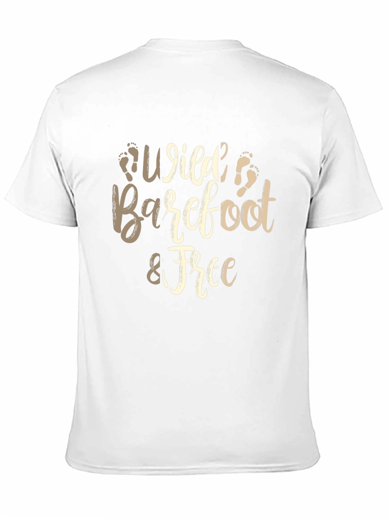 Camiseta Negra Wild Barefoot & Free