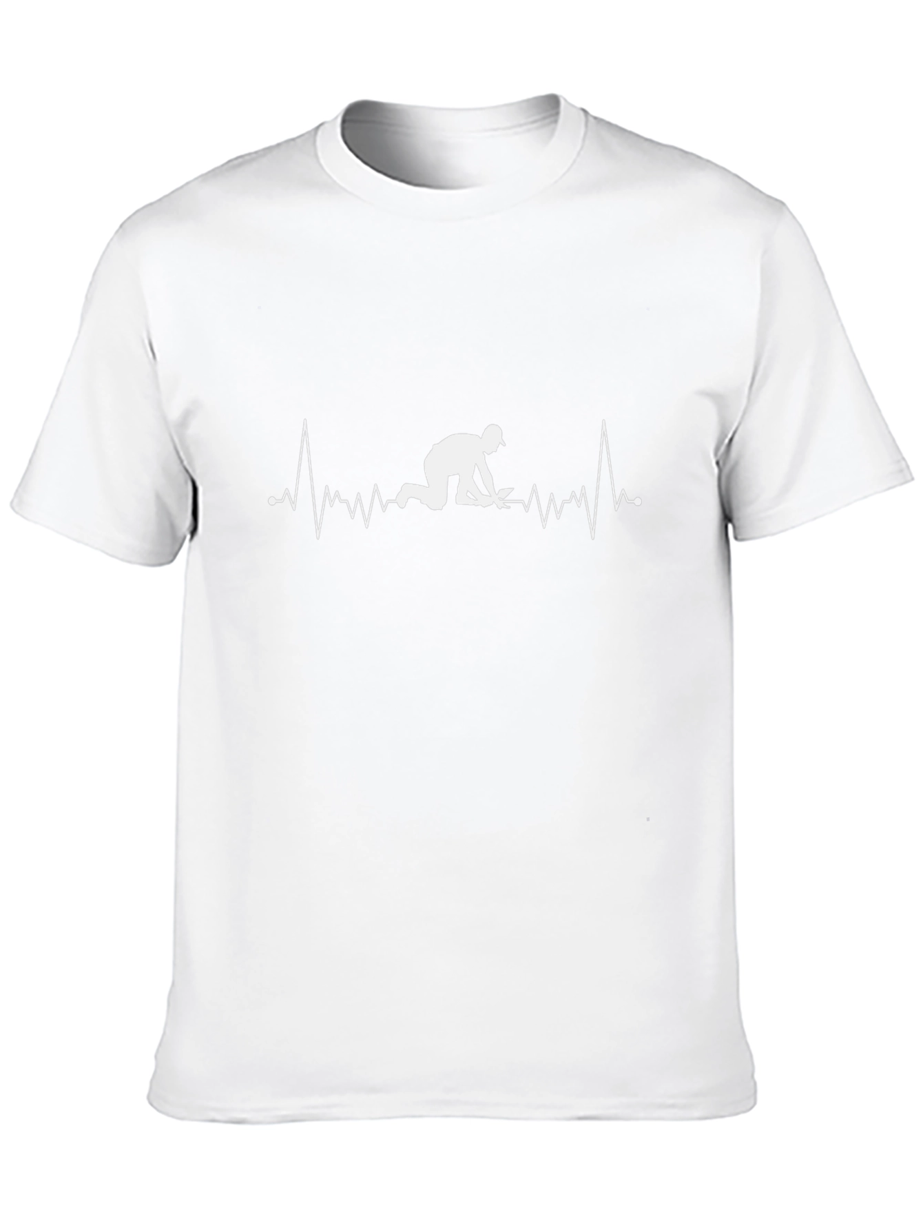 Camiseta Negra con Diseño Latido Excavador