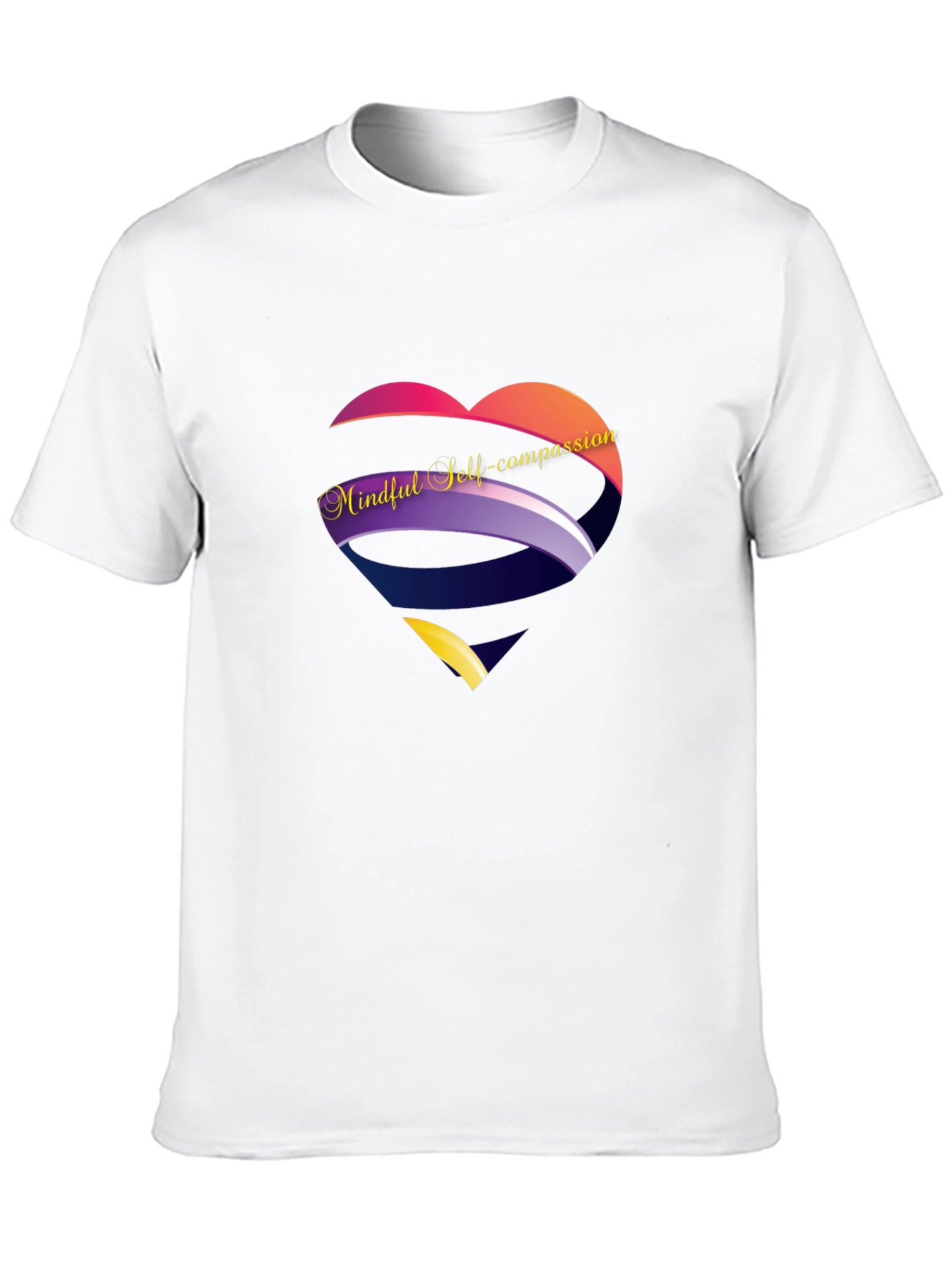 Camiseta Negra Corazón Mindful Self-compassion