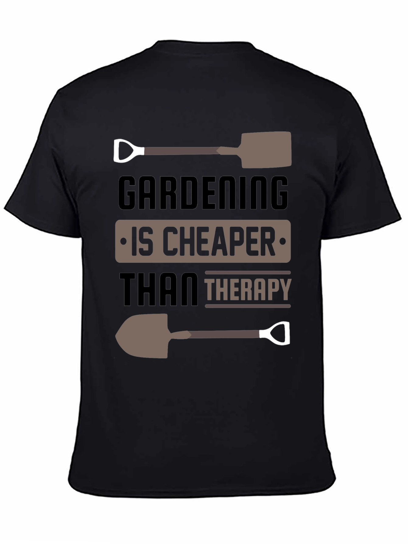 Camiseta Jardinería más Barata que Terapia Diseño Único