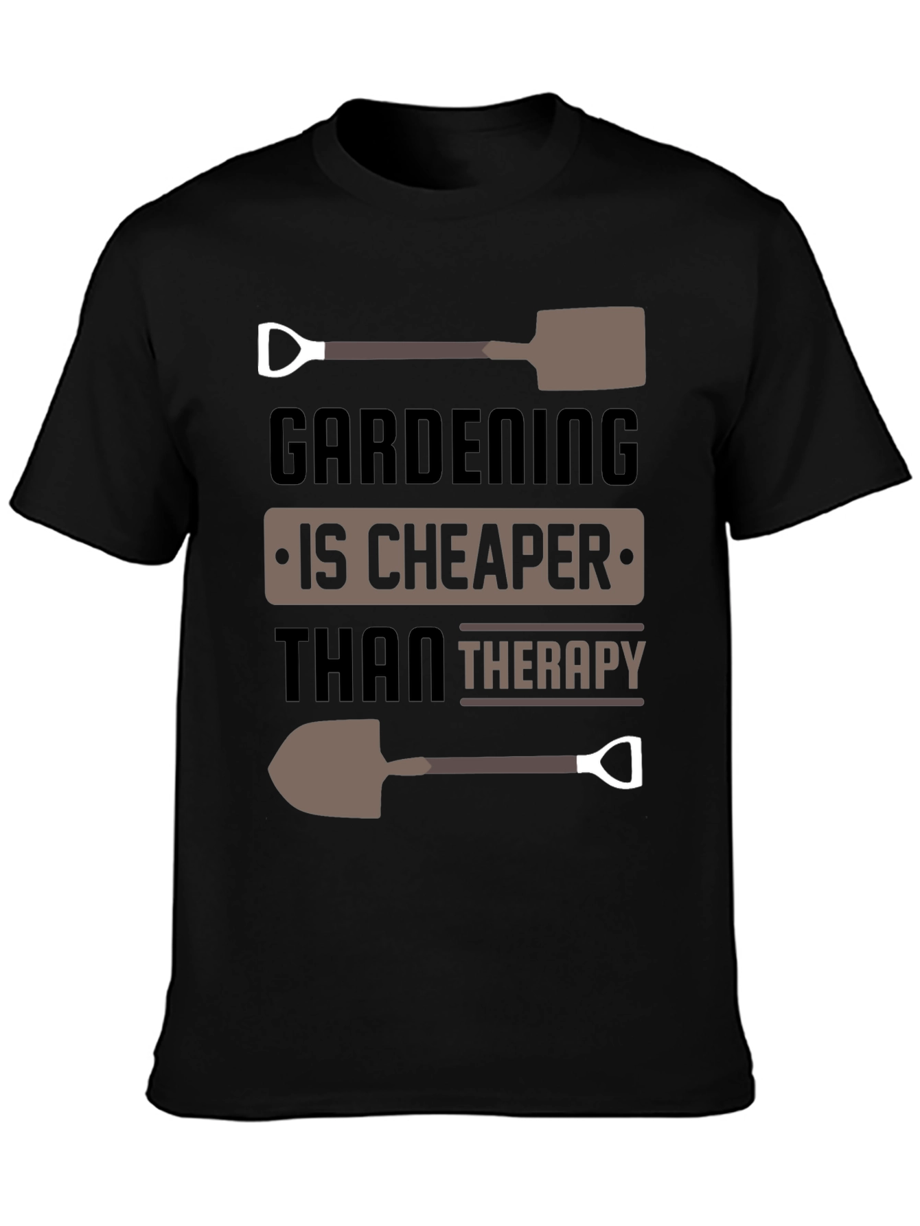 Camiseta Jardinería más Barata que Terapia Diseño Único