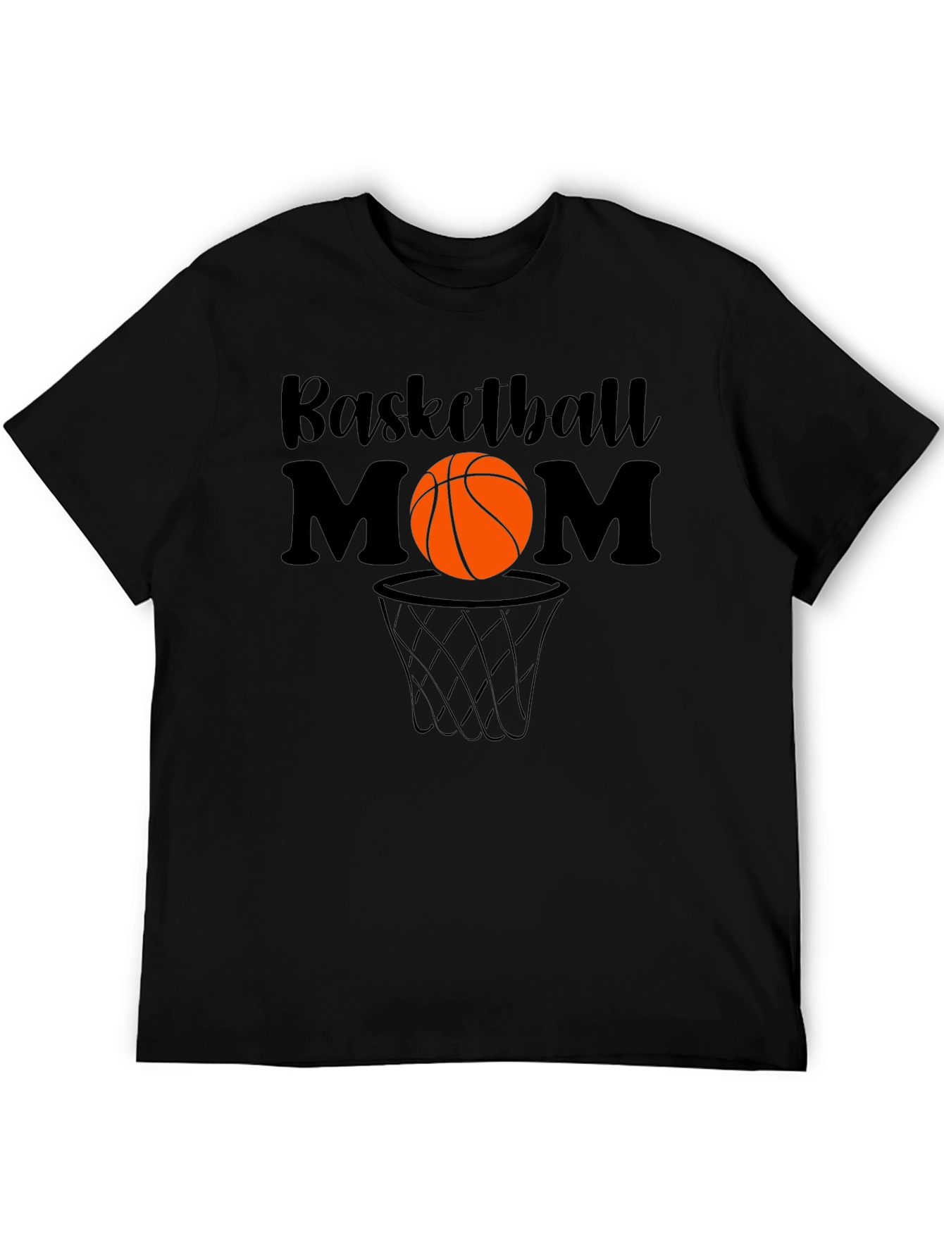 Camiseta Negra Mamá Baloncesto