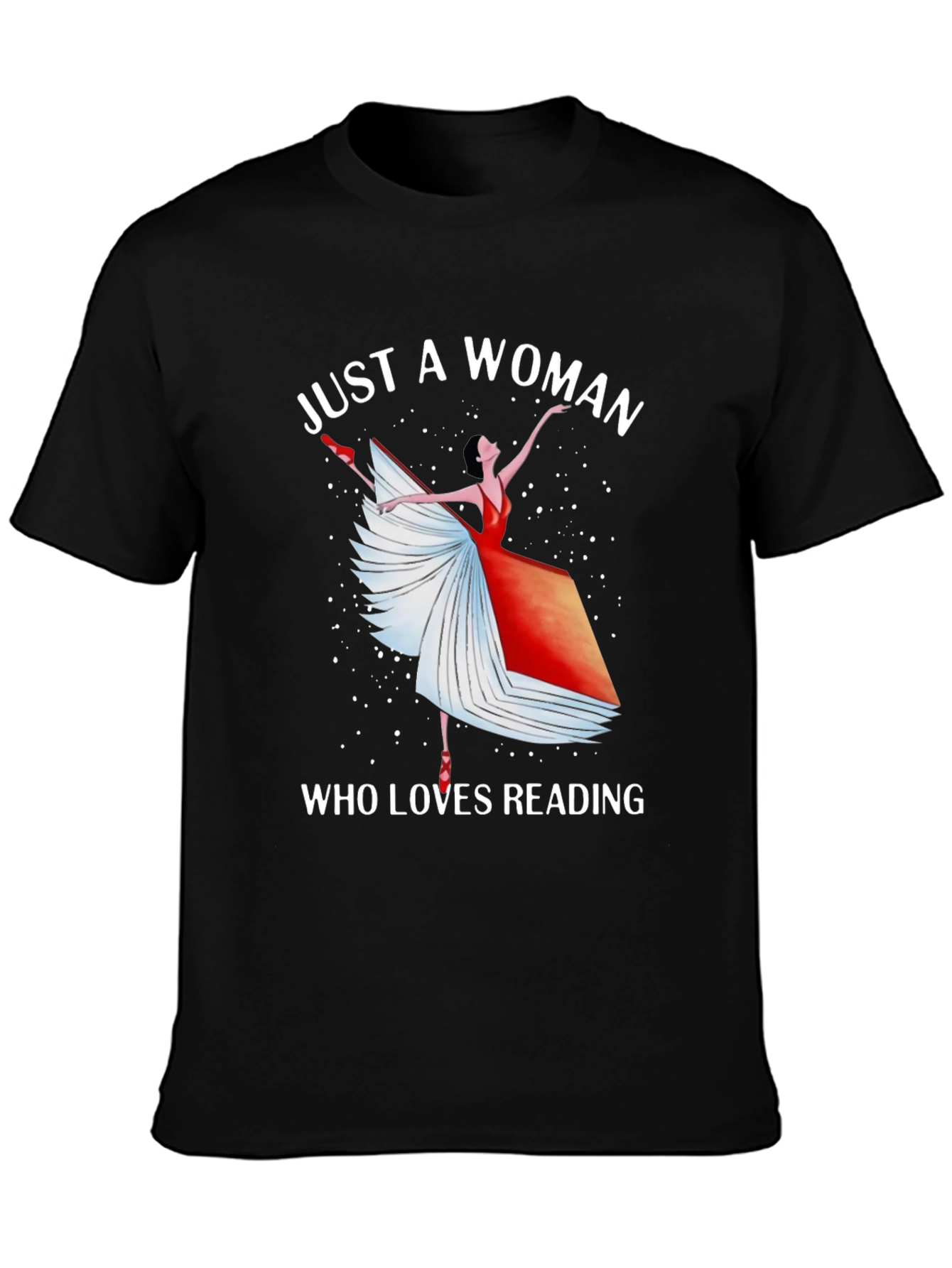 Camiseta Mujer Lectora Bailarina