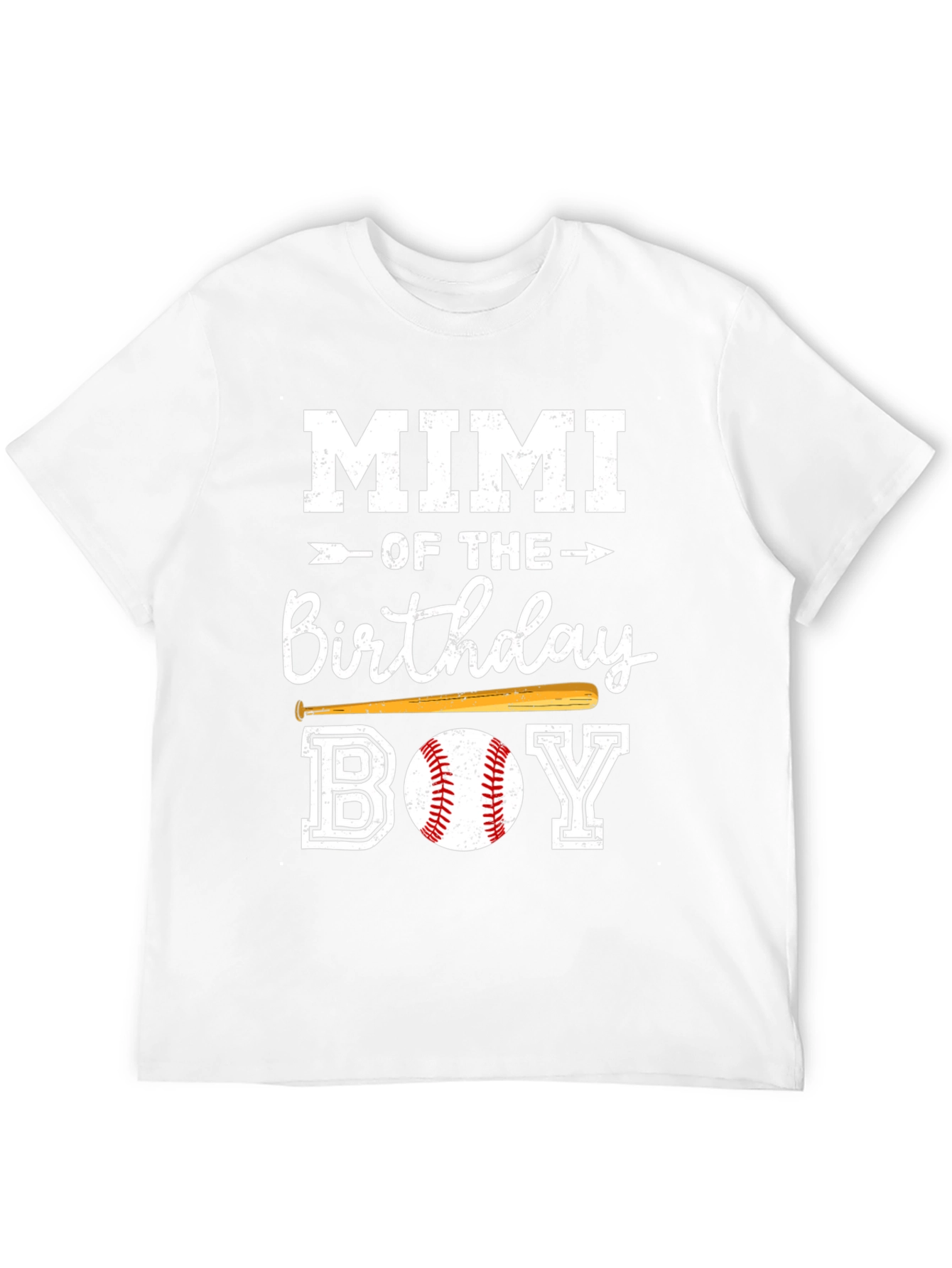 Camiseta Negra Mimi del Cumpleañero Baseball