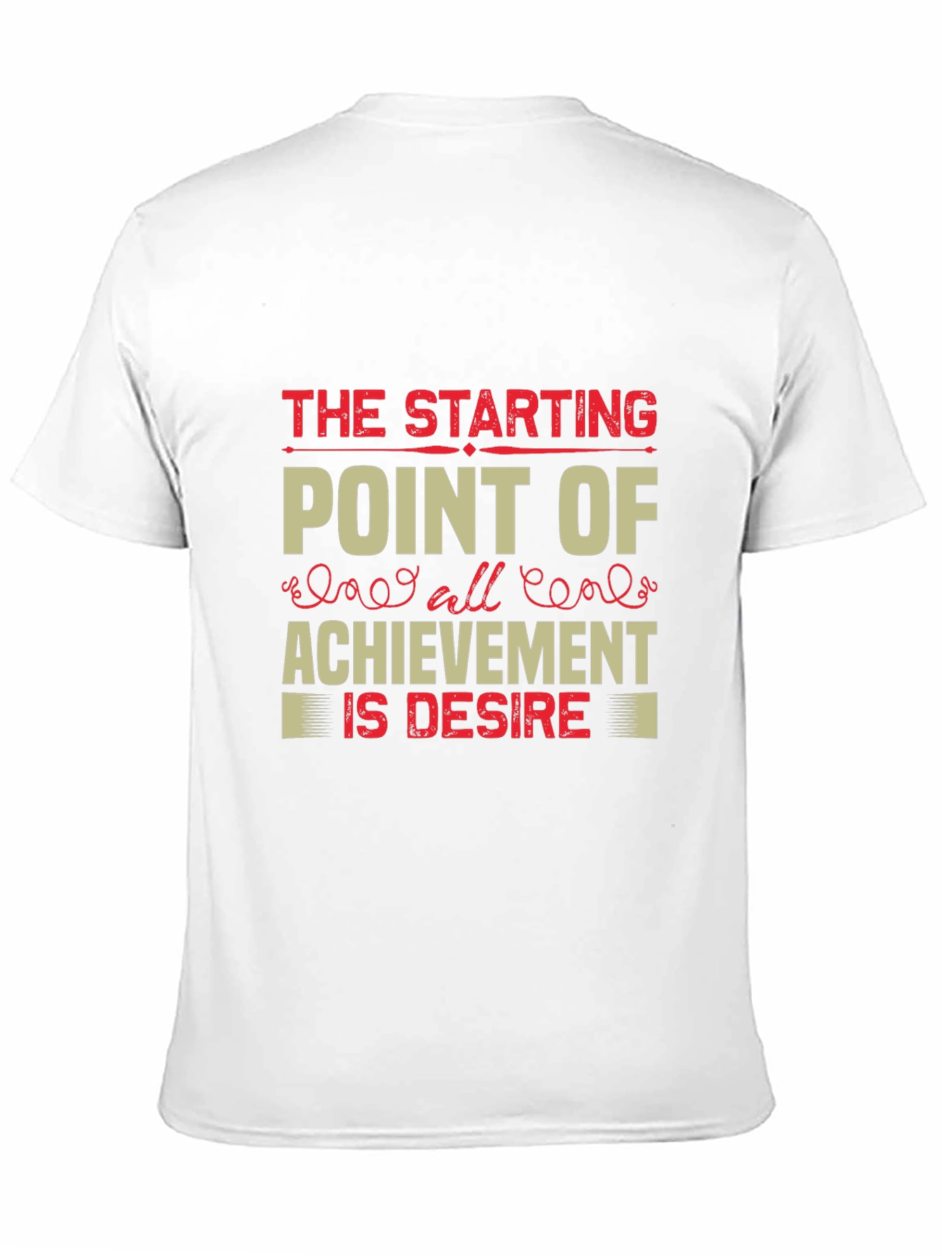 Camiseta Negra con Impresión Motivacional