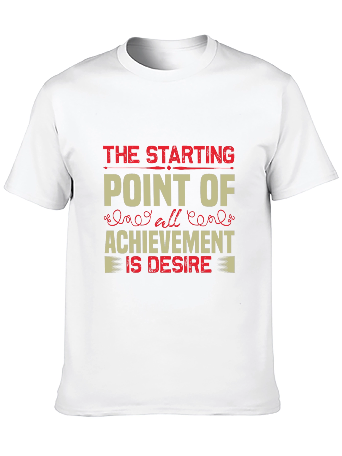 Camiseta Negra con Impresión Motivacional
